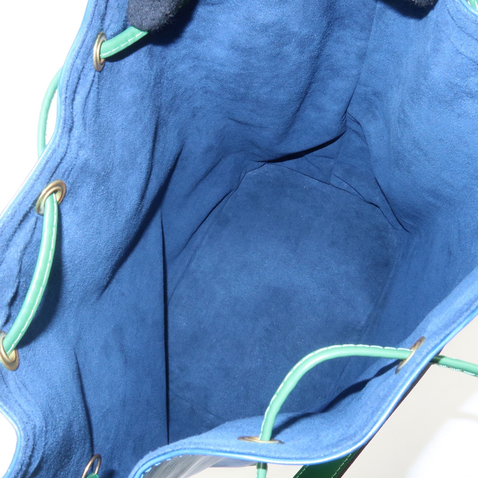 Louis Vuitton Epi Bi-Color Noe Shoulder Bag Blue Green M44044
