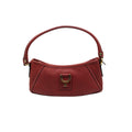 Gucci Red Leather Abbey D-Ring Pochette