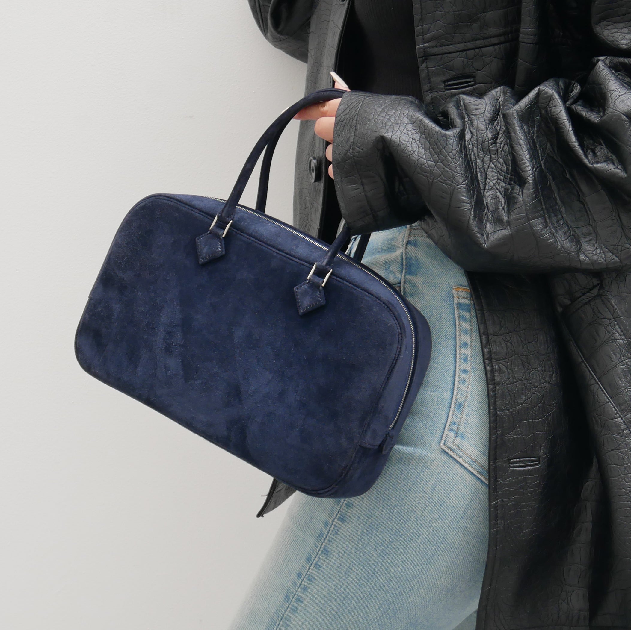 HERMES PLUME HERRAND 28 Navy doblis