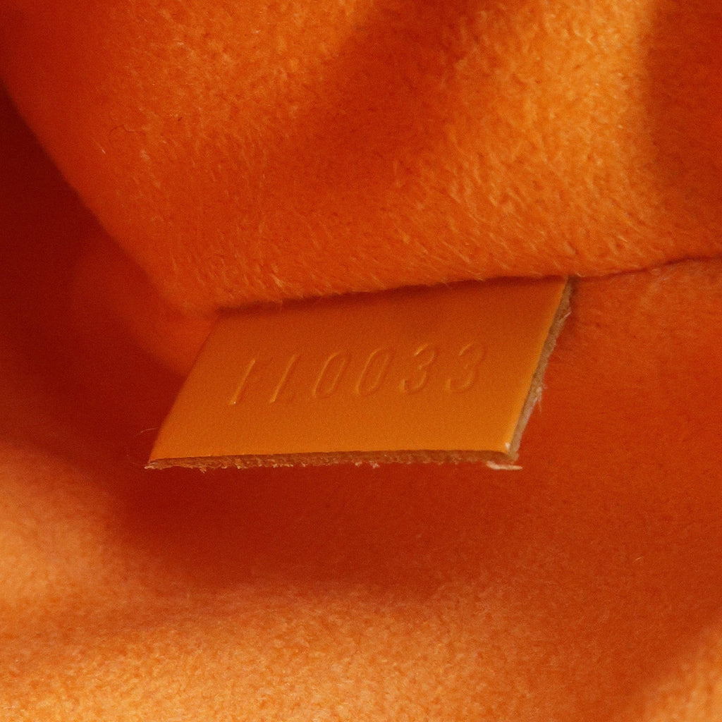 Louis Vuitton Epi Alma Hand Bag Mandarin Orange M5124H
