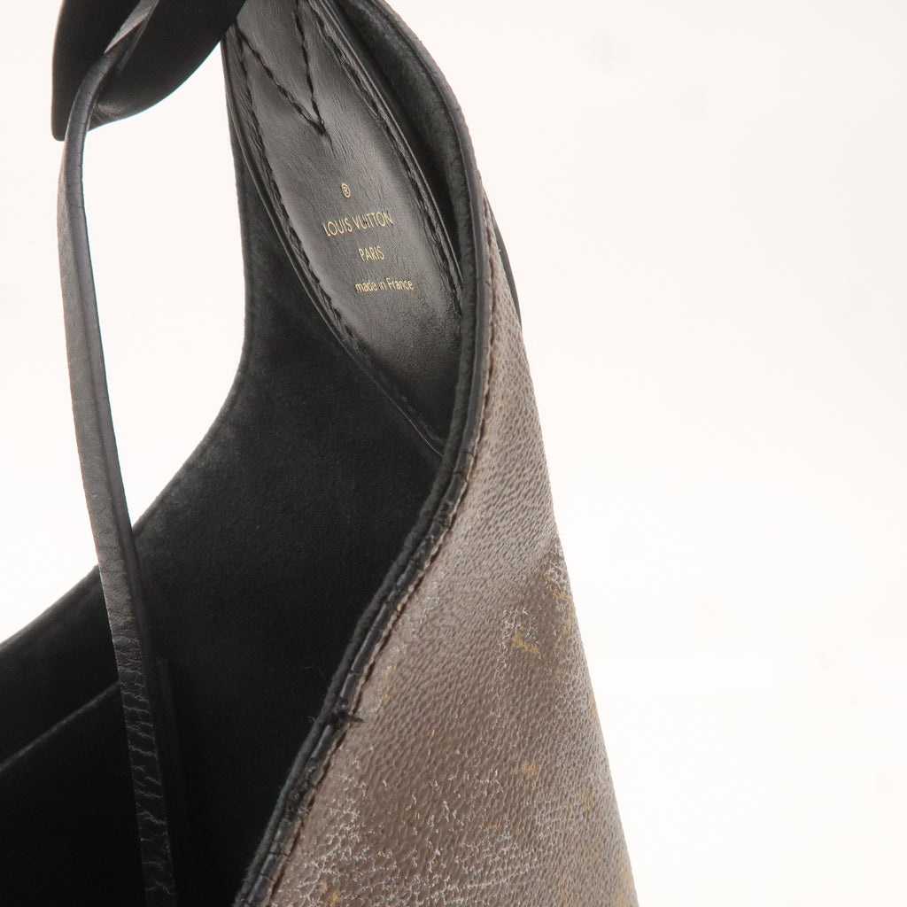 Louis Vuitton Monogram Flower Hobo Shoulder Bag Brown M43545