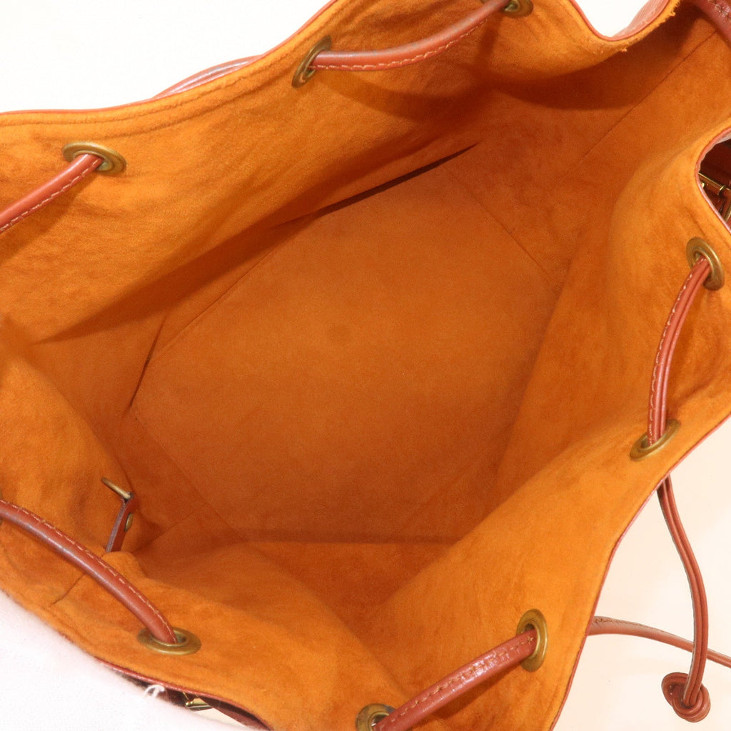 Louis Vuitton Epi Petit Noe Shoulder Bag Kenya Brown M44103