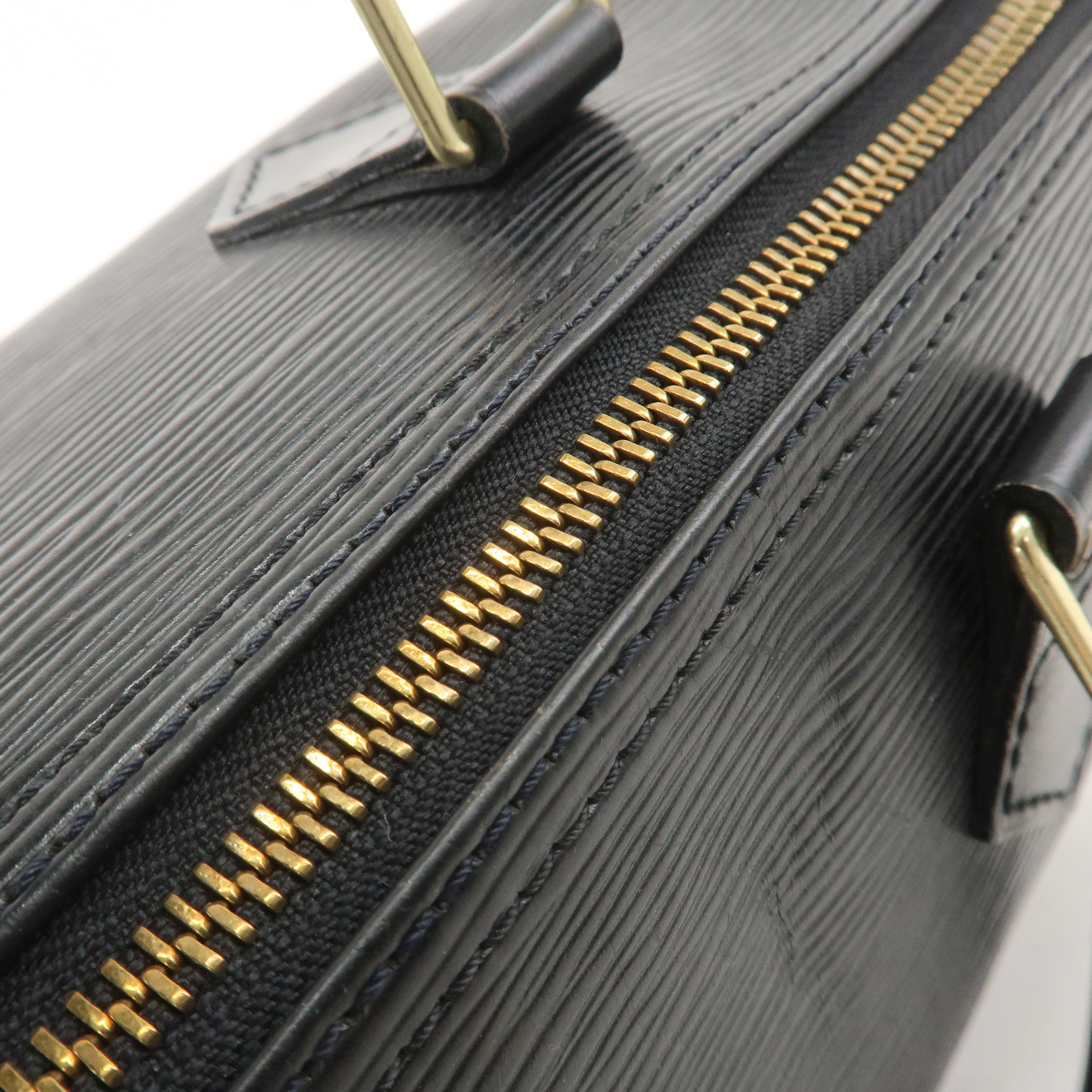 Louis Vuitton Epi Speedy 25 Boston Bag Hand Bag Noir Black M43012