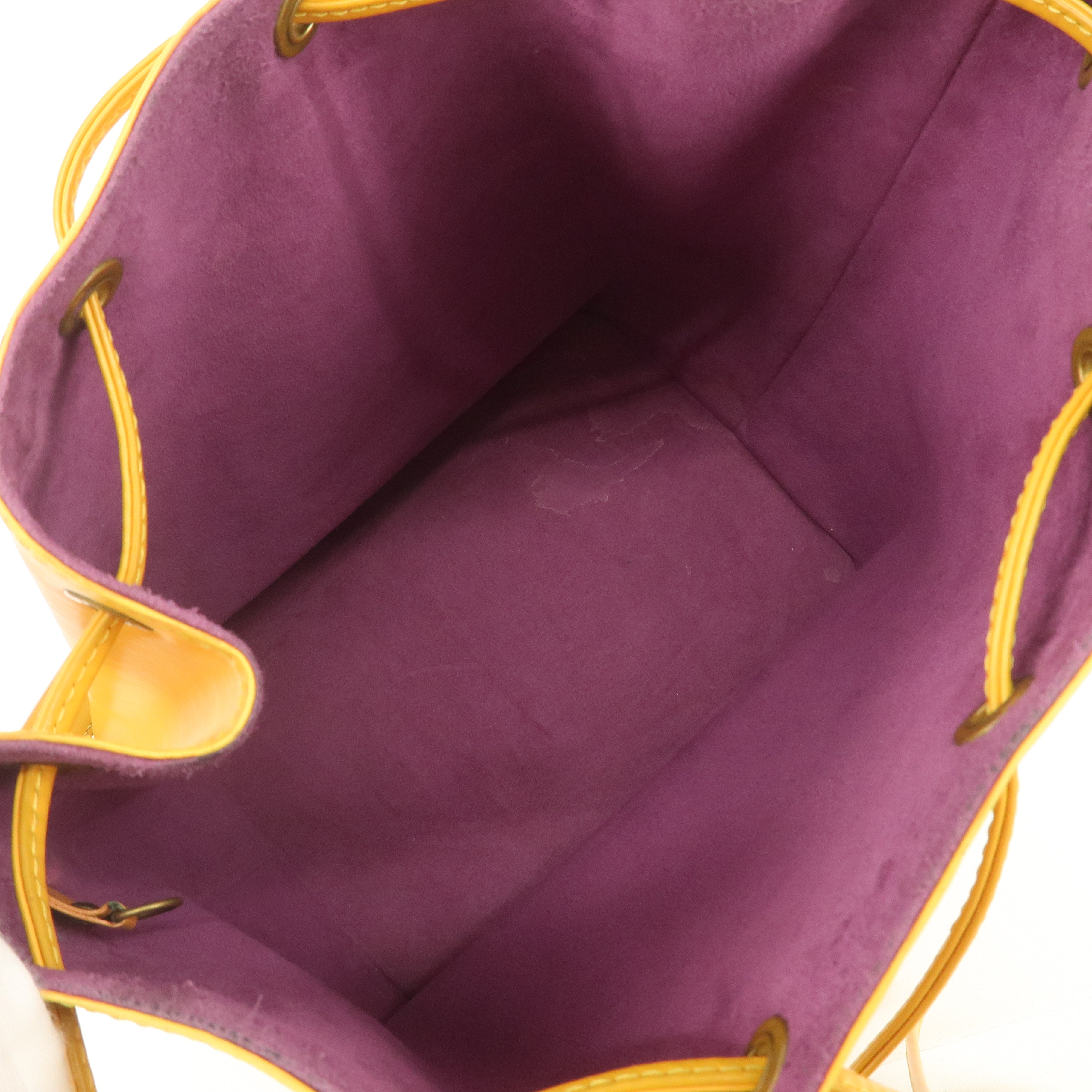 AuthenticLouis Vuitton Epi Petit Noe Shoulder Bag Tassili Yellow M44109