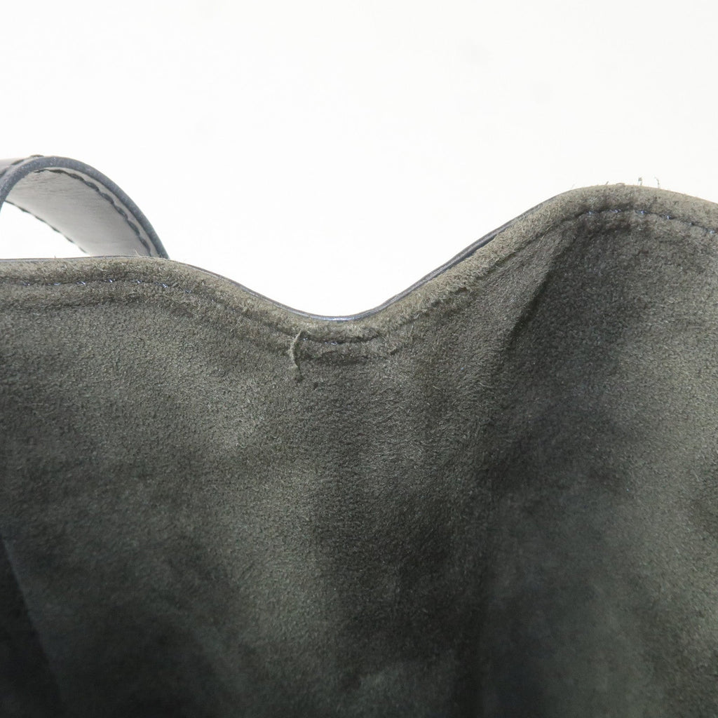 Louis Vuitton Epi Sac D'epaule PM Bucket Bag Noir Black M80157