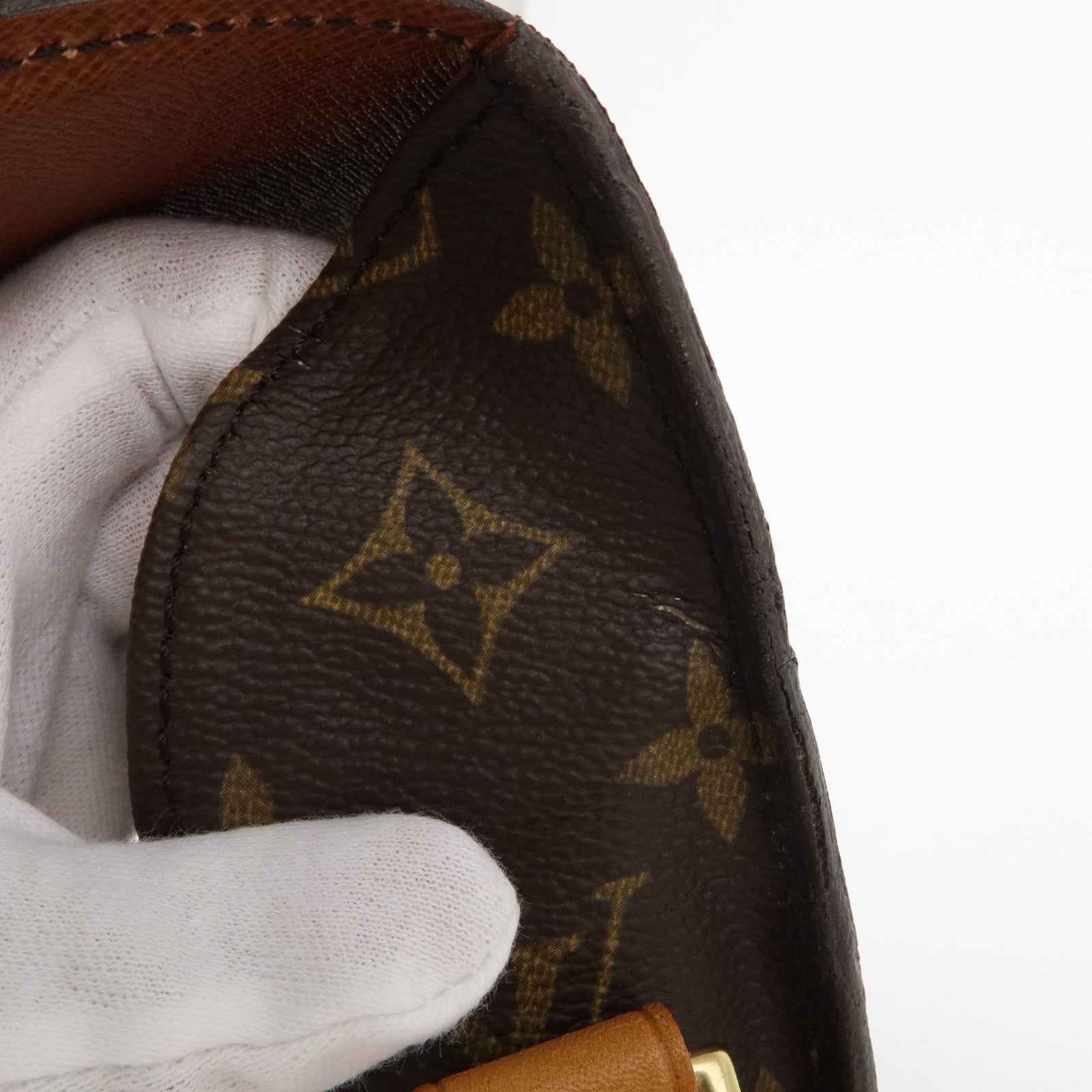Louis Vuitton Monogram Saint Cloud GM Shoulder Bag Brown M51242