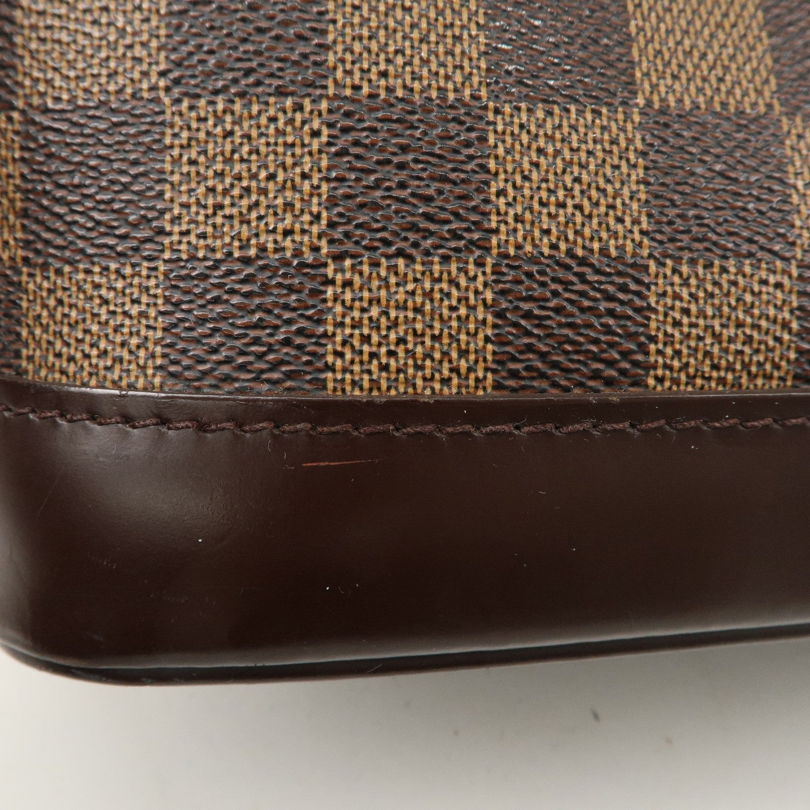 Louis Vuitton Damier Alma PM Hand Bag Brown N51131