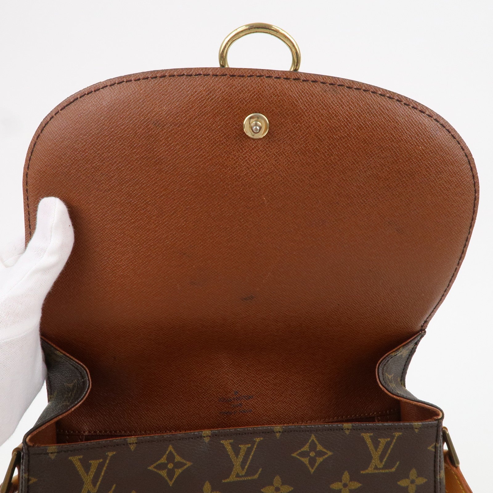 Louis Vuitton Monogram Saint Cloud GM Shoulder Bag Brown M51242
