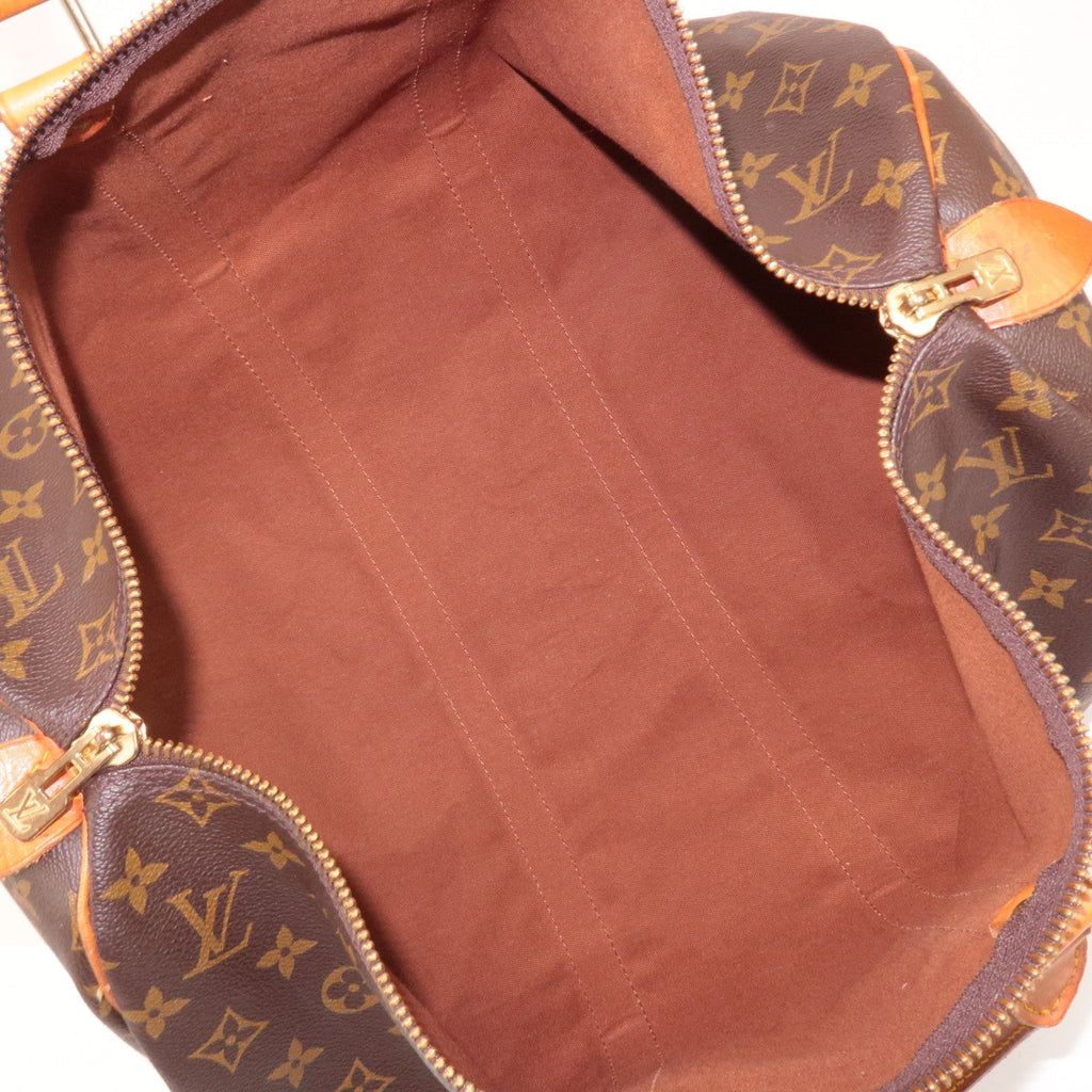 Louis Vuitton Monogram Keep All 45 Boston Bag Brown M41428