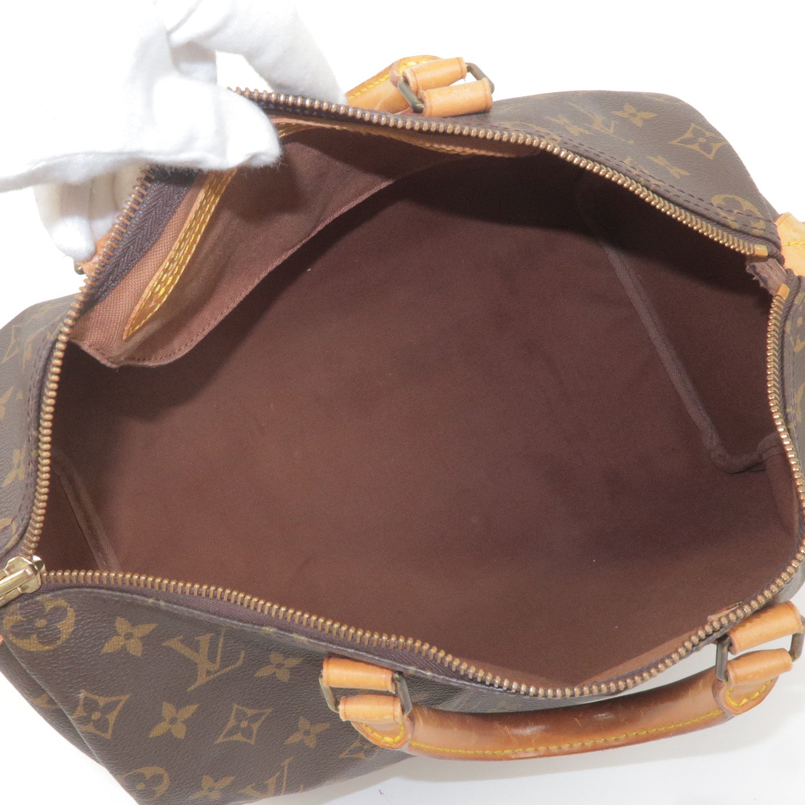 Louis Vuitton Monogram Speedy 35 Hand Bag Boston Bag M41524