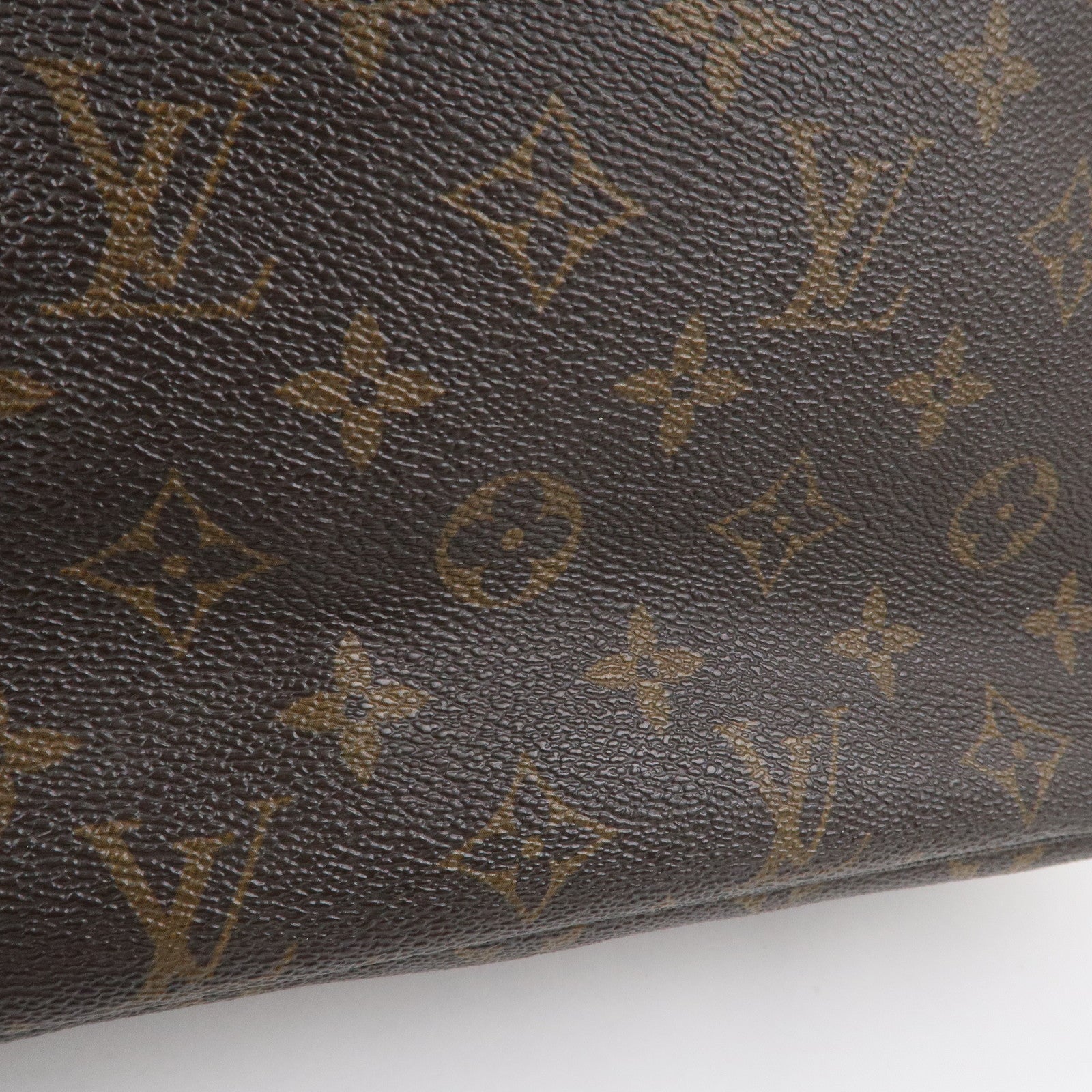 Louis Vuitton Monogram Neverfull MM Tote Bag Brown M40156