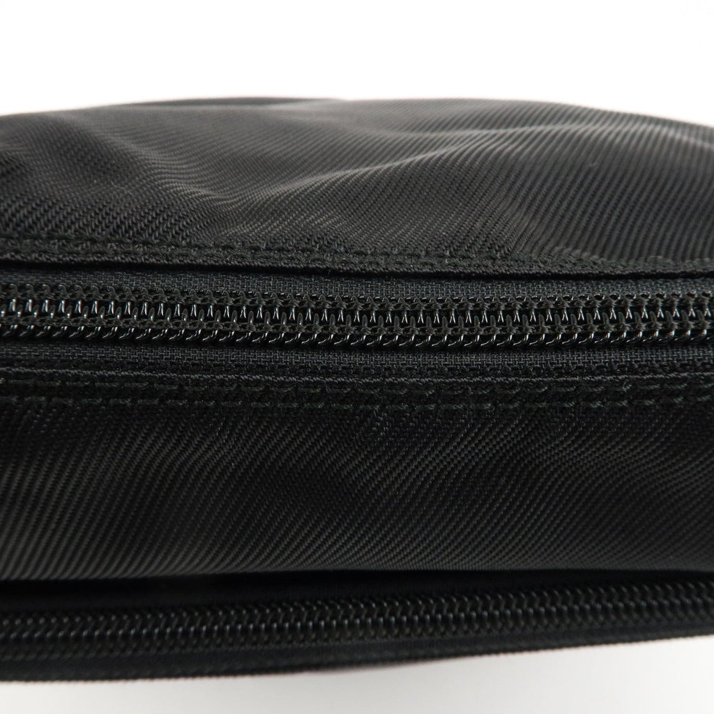 GUCCI Bamboo Nylon Leather 2WAY Bag Black 000・2404・0509