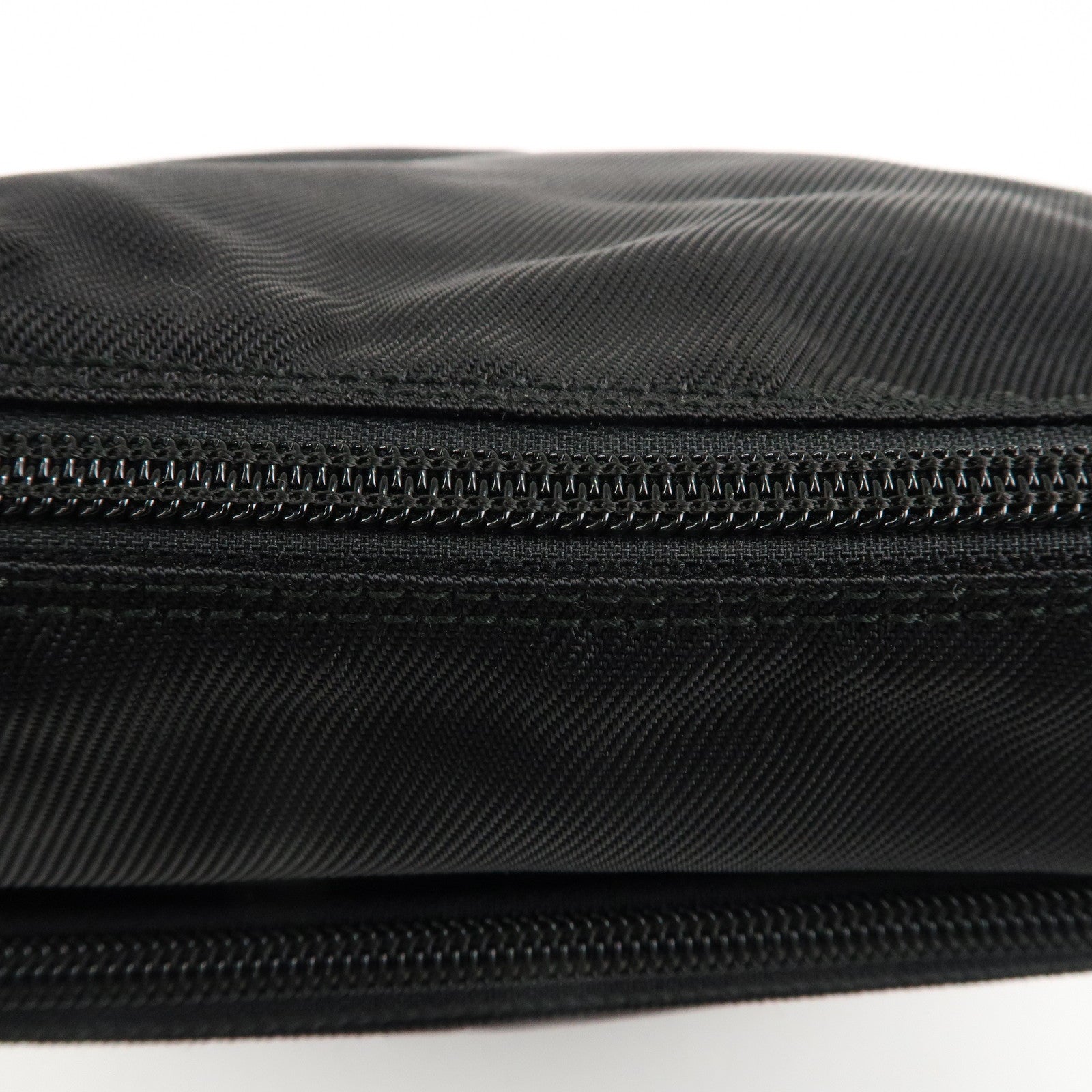 GUCCI Bamboo Nylon Leather 2WAY Bag Black 000・2404・0509