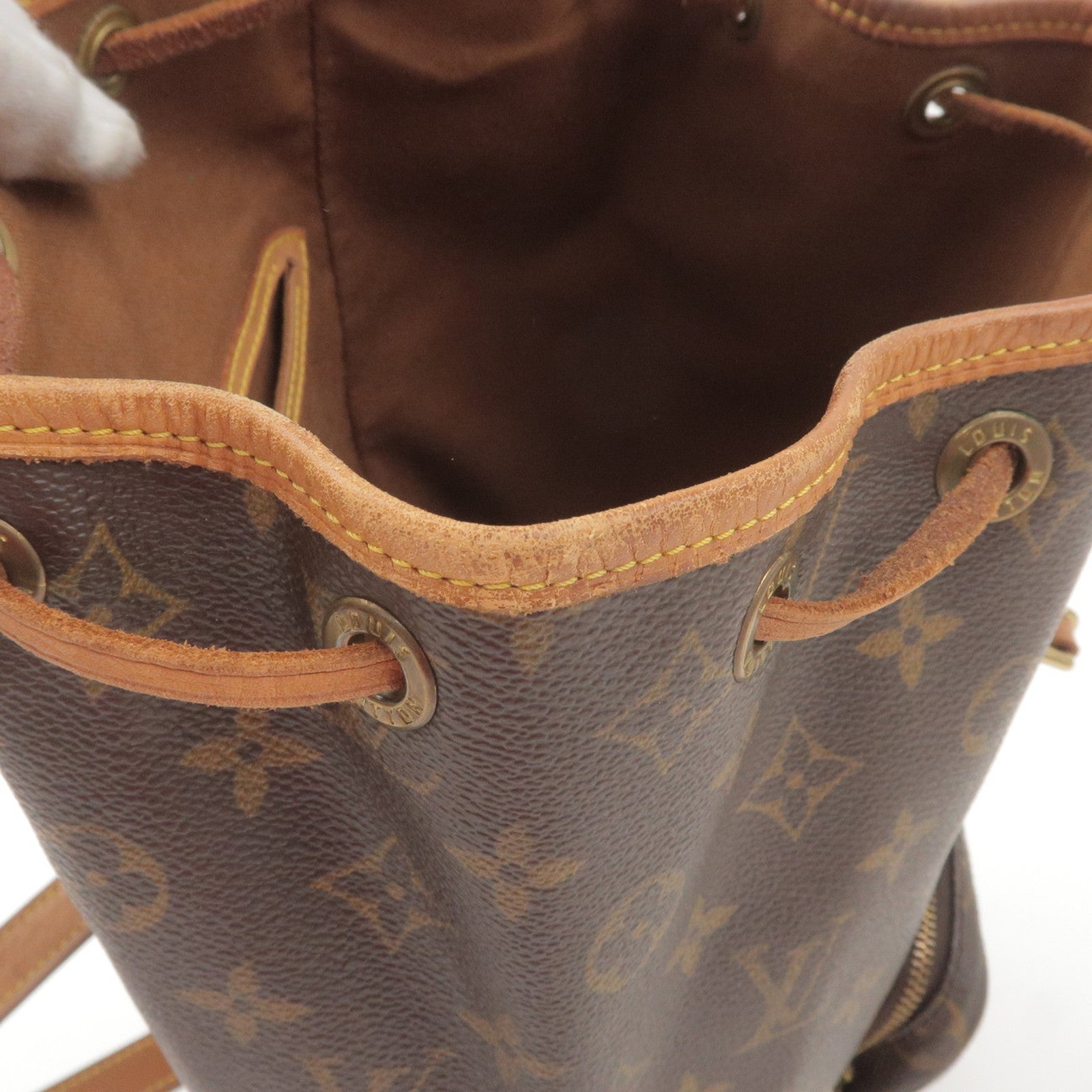 Louis Vuitton Monogram Montsouris MM Back Pack Bag M51136