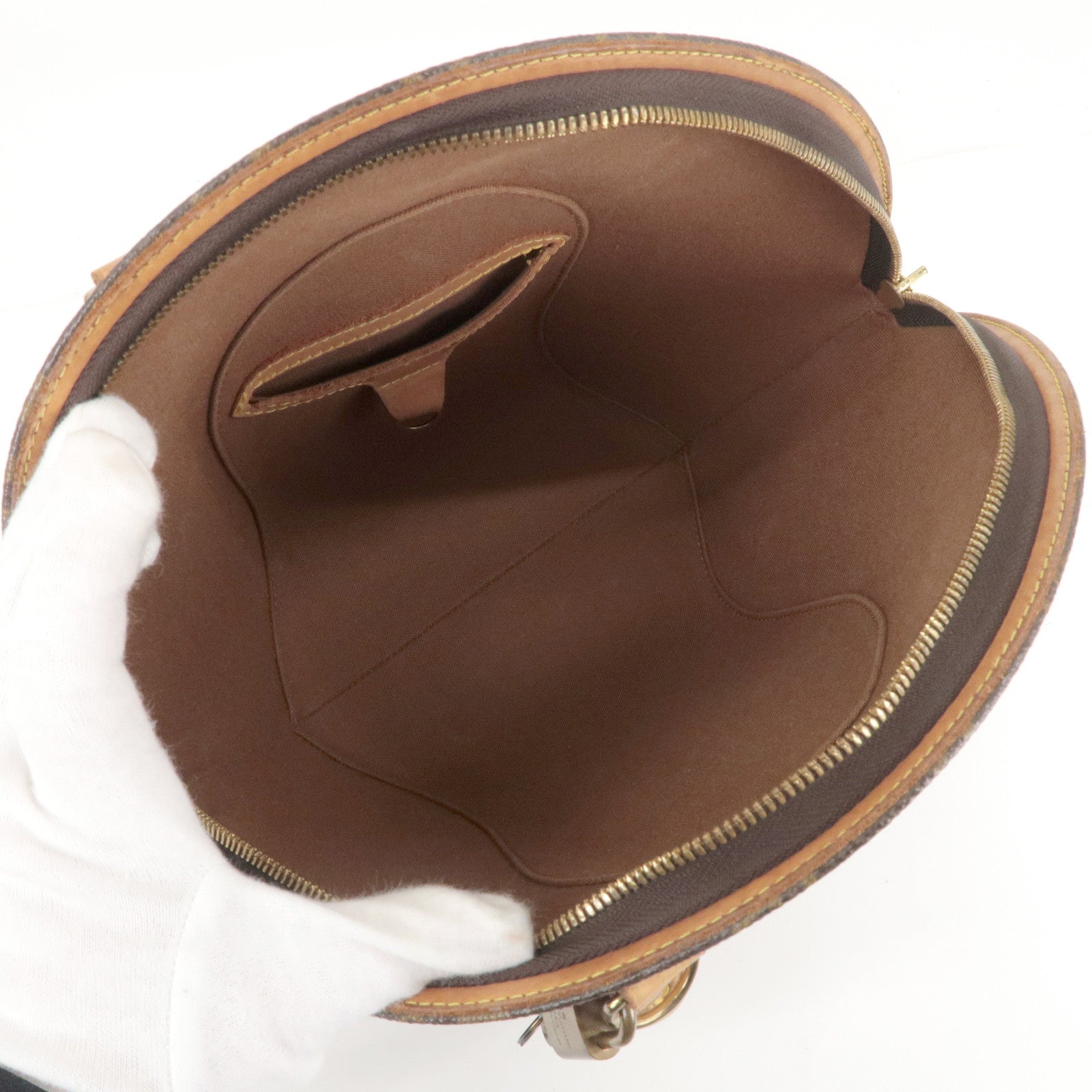 Louis Vuitton Monogram Ellipse PM Hand Bag Brown M51127