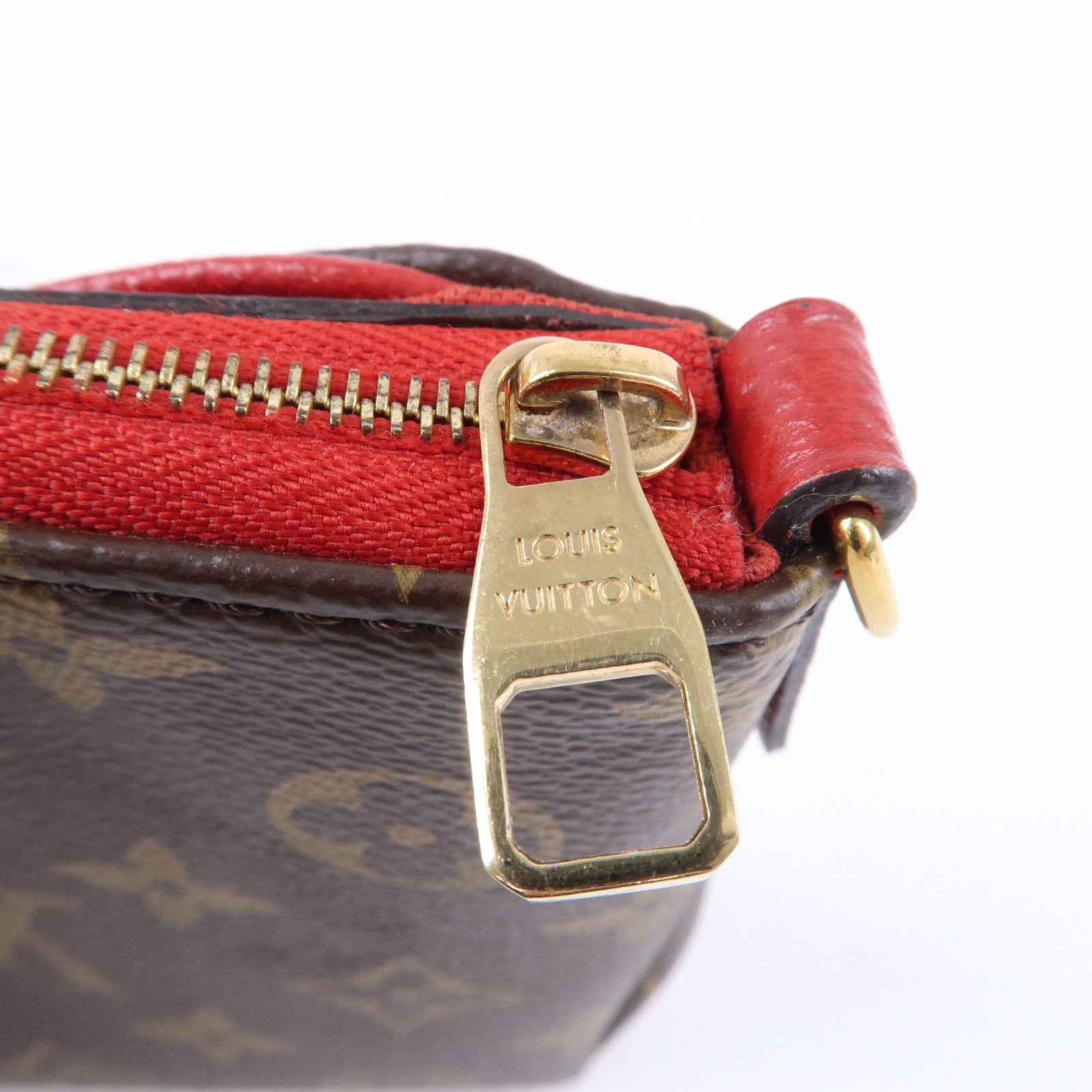 Louis Vuitton Monogram Pallas Clutch 2 Way Bag Cerise M41638