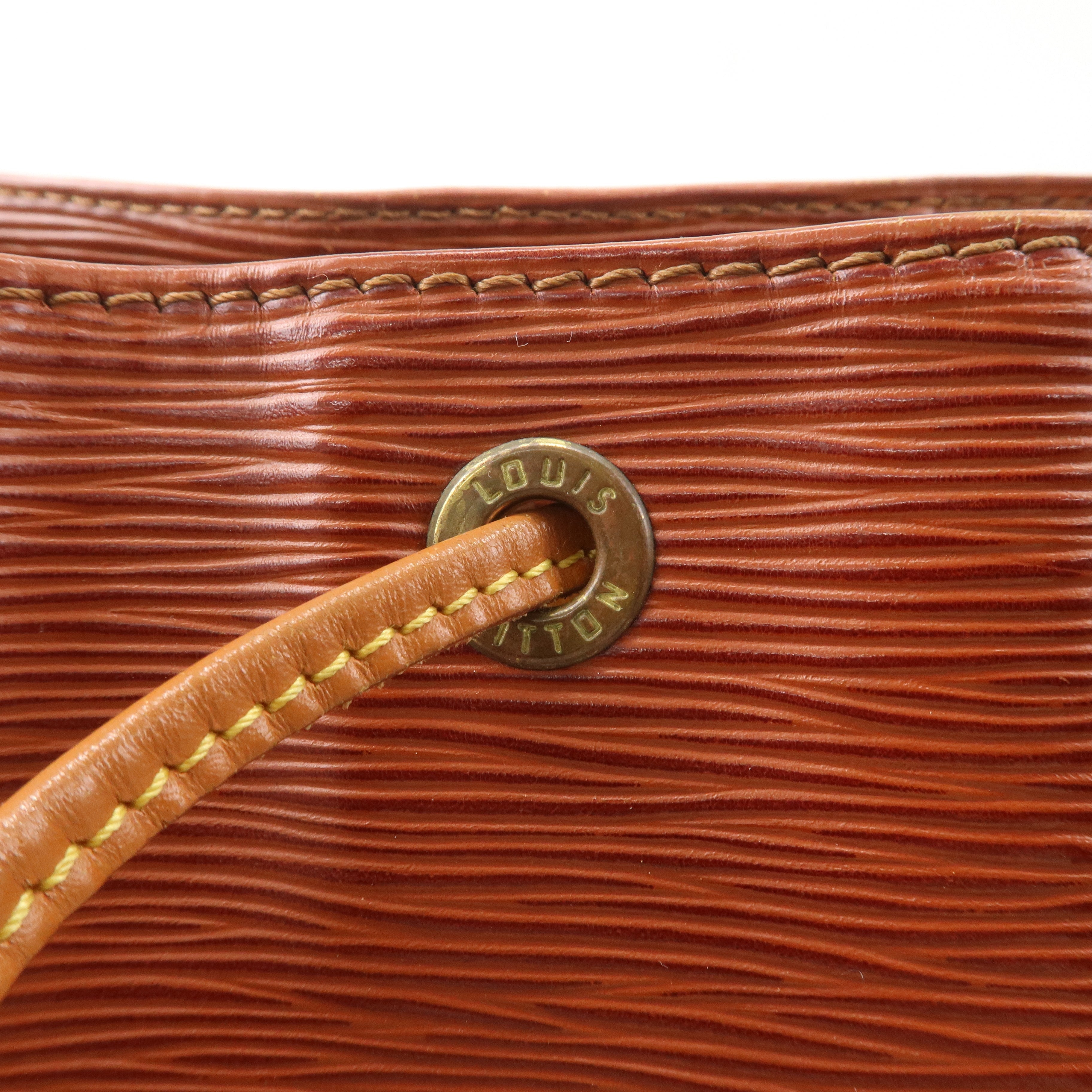 Louis Vuitton Epi Noe Bi-Color Shoulder Bag Kenya Brown M44028