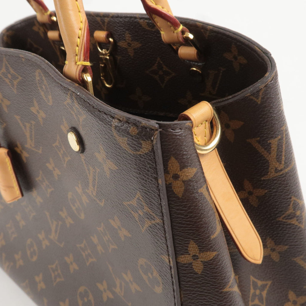Louis Vuitton Monogram Montaigne MM 2Way Hand Bag M41056