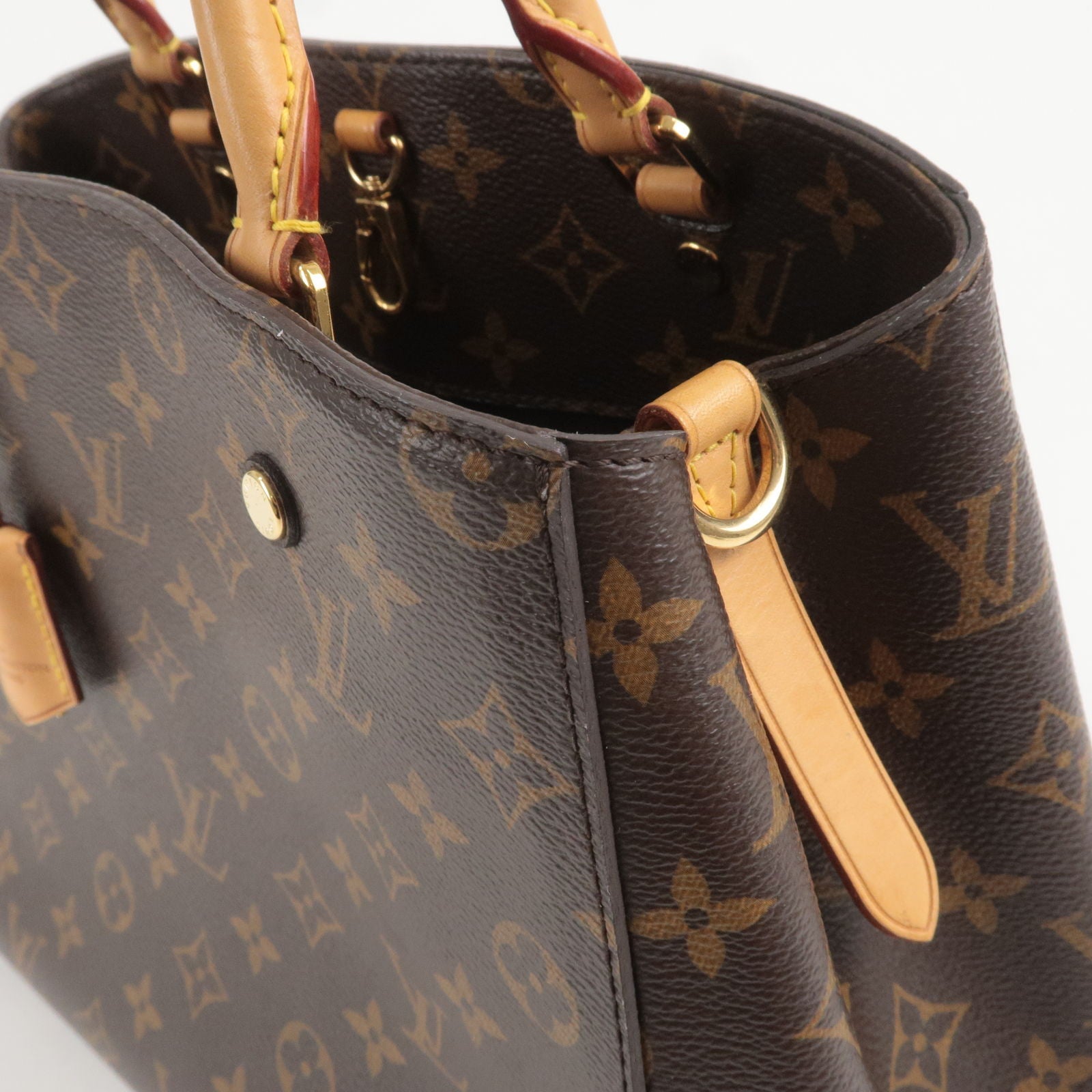 Louis Vuitton Monogram Montaigne MM 2Way Hand Bag M41056