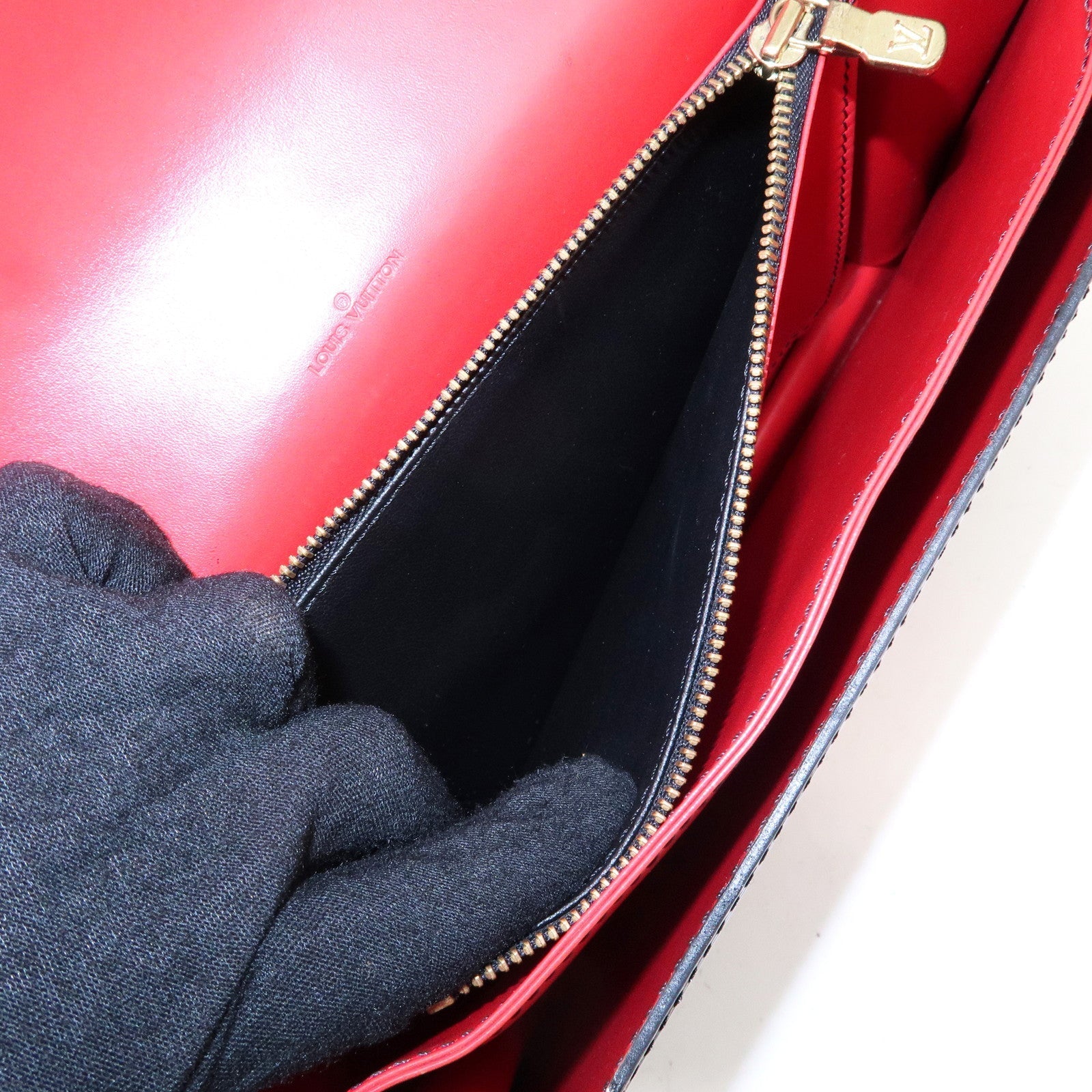 Louis Vuitton Epi Osh Hand Bag Shoulder Bag Noir Black M52447