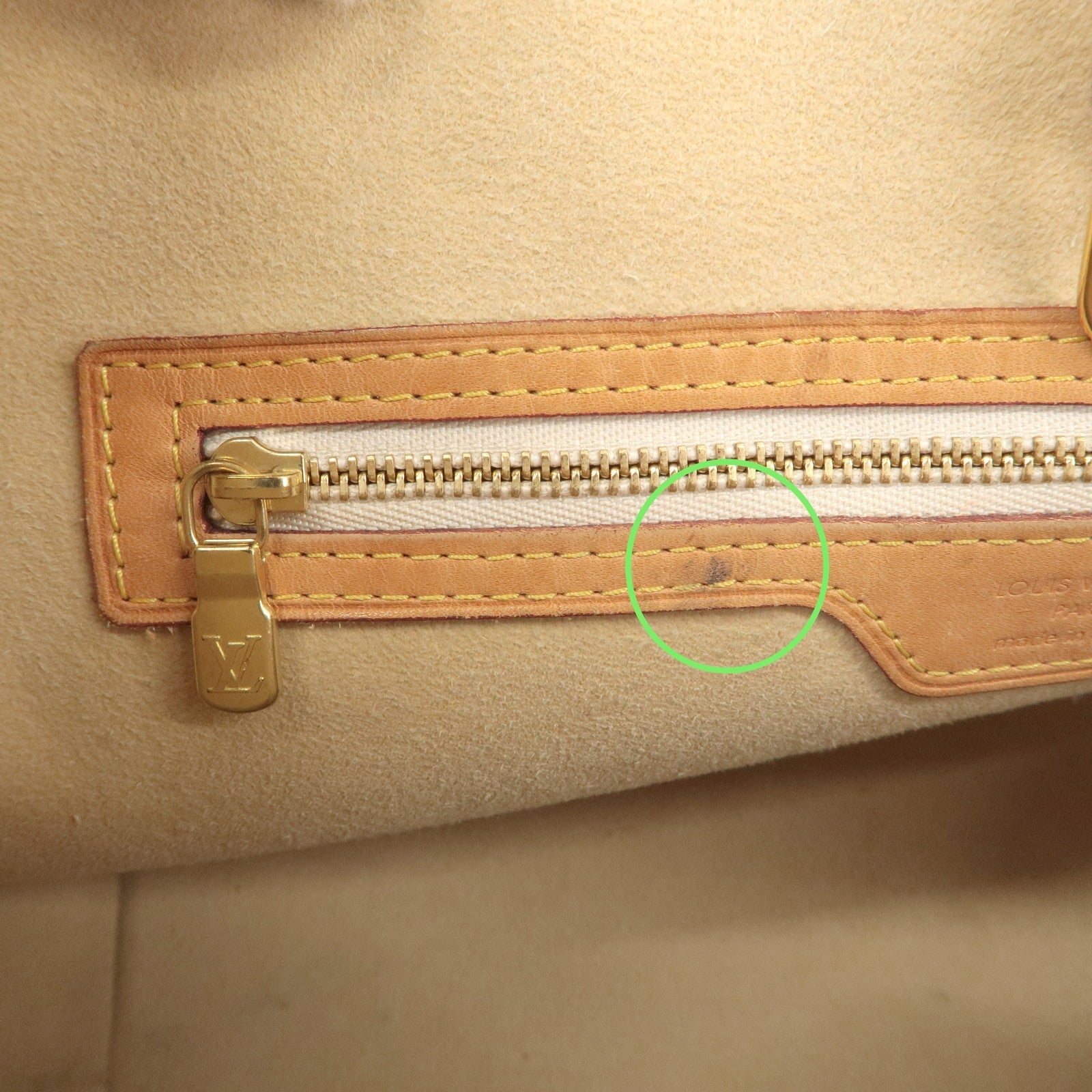 Louis Vuitton Damier Azur Hampstead PM Hand Bag Ivory N51207