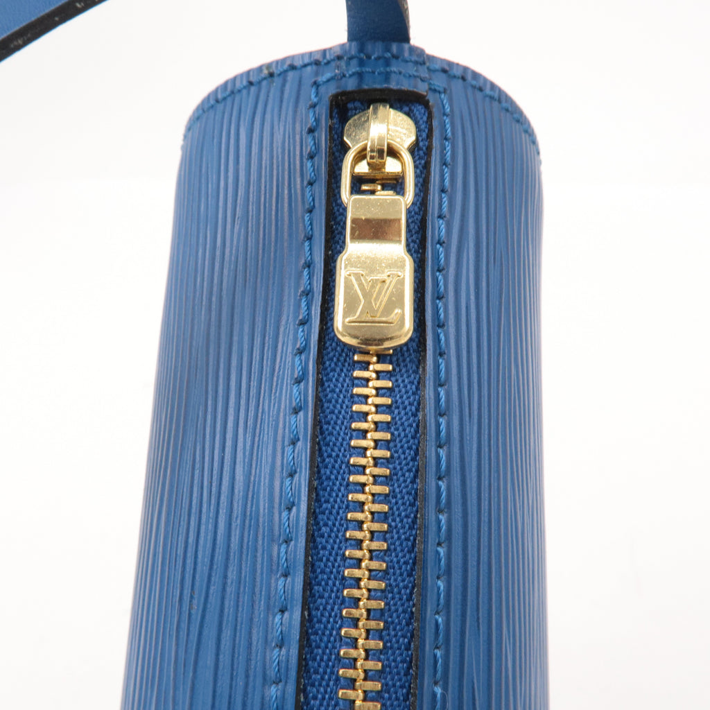 Louis Vuitton Epi Pouch For Soufflot Hand Bag Toledo Blue