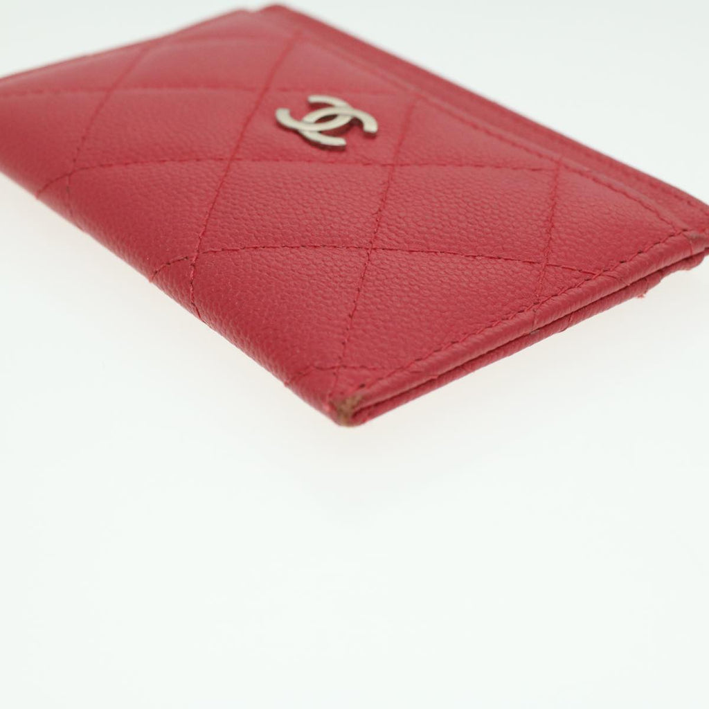 Chanel Red Leather  wallet accessories
