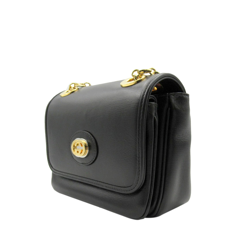 Gucci Marina Shoulder Bag Mini Black