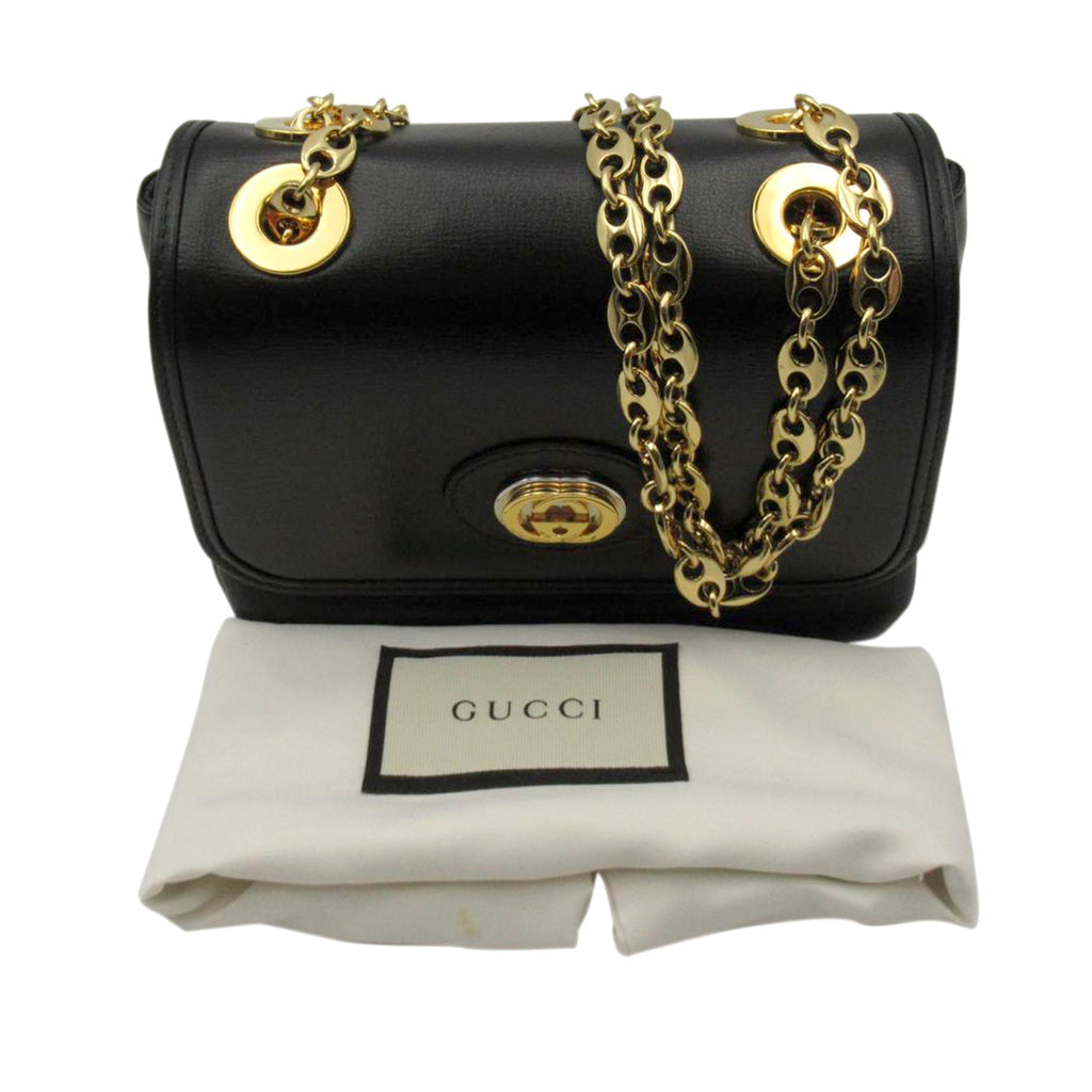 Gucci Marina Shoulder Bag Mini Black