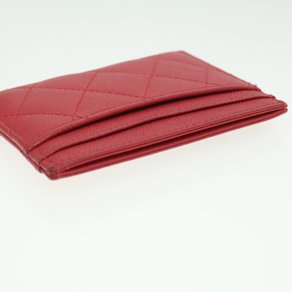 Chanel Red Leather  wallet accessories