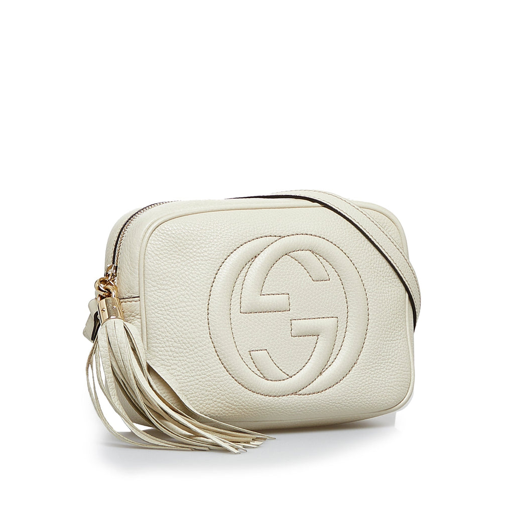 Gucci Soho Disco Crossbody Bag White