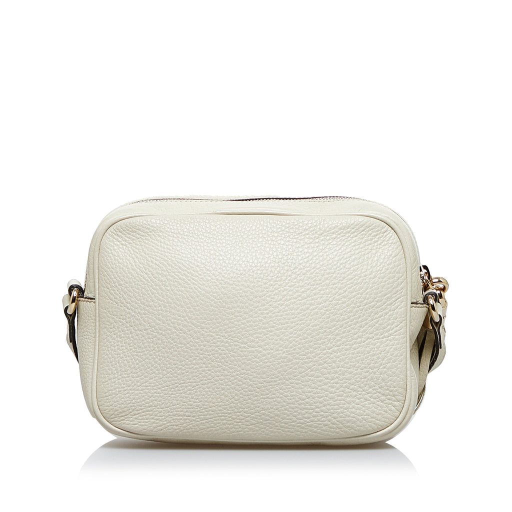 Gucci Soho Disco Crossbody Bag White