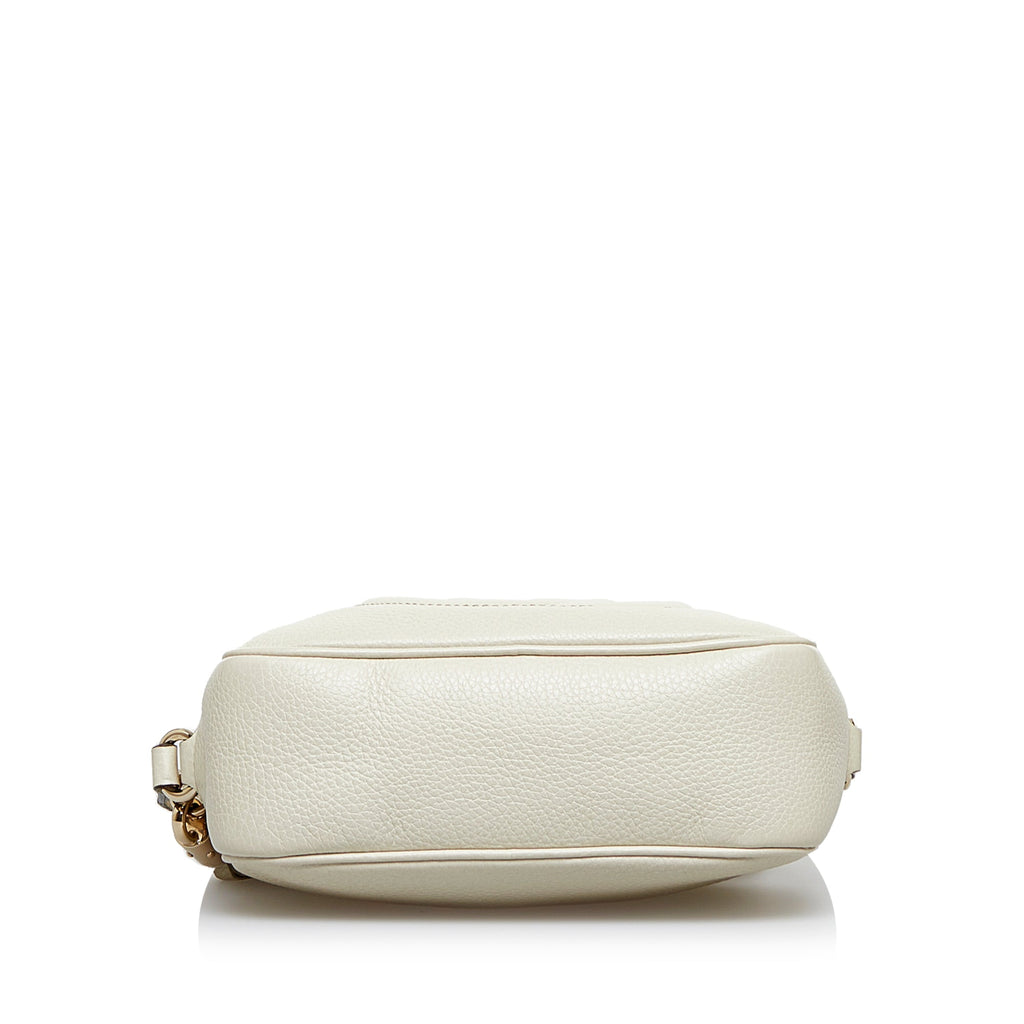Gucci Soho Disco Crossbody Bag White