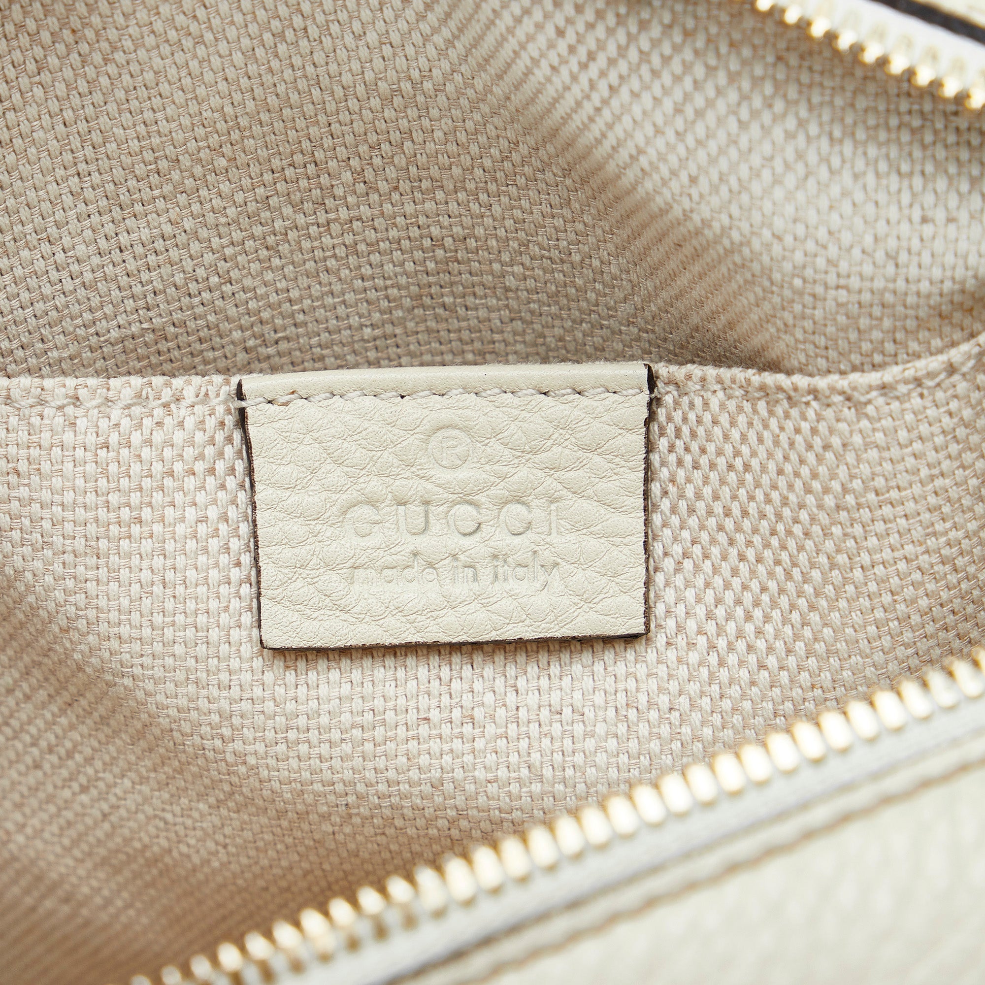 Gucci Soho Disco Crossbody Bag White