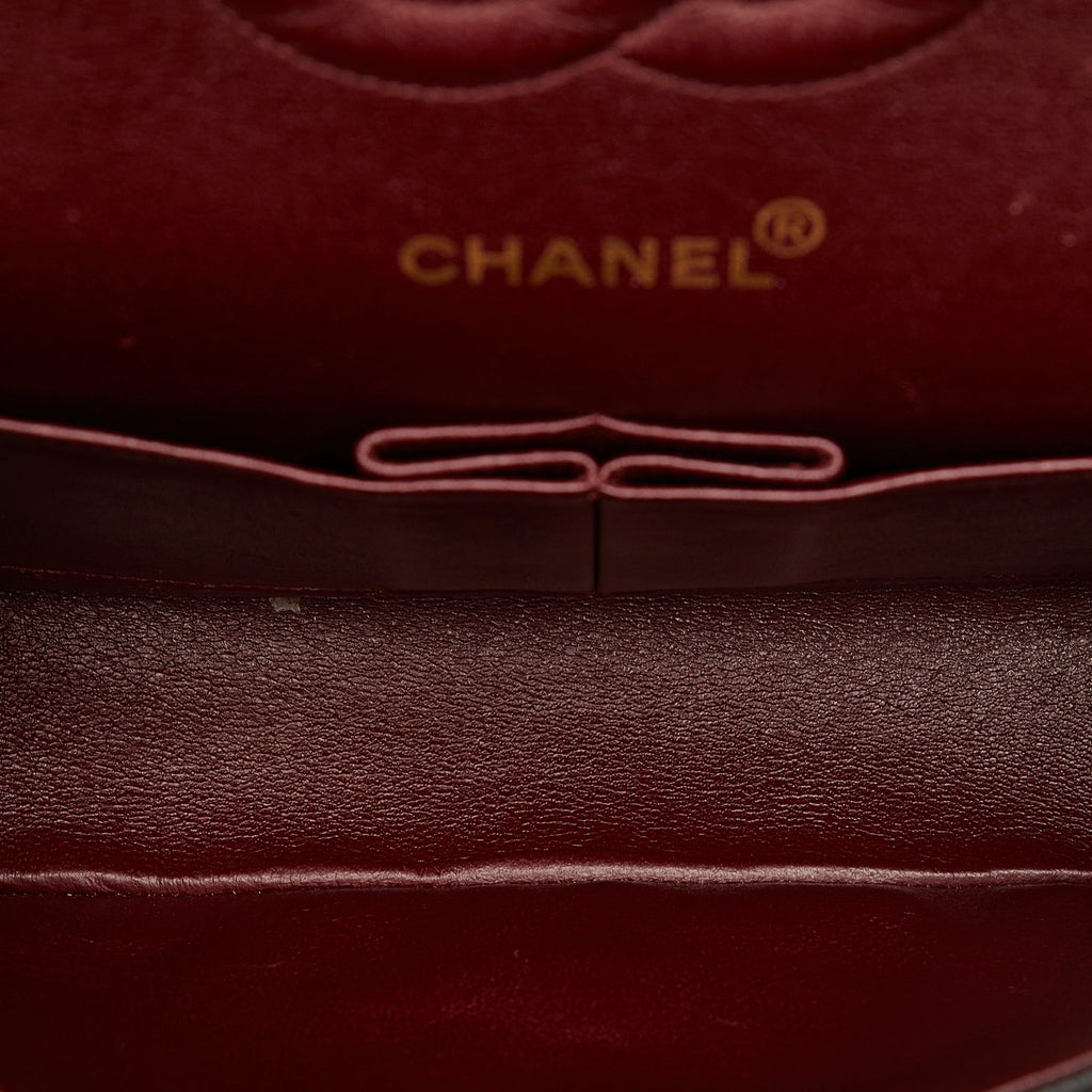 CHANEL Medium Classic Lambskin Double Flap Shoulder Bag