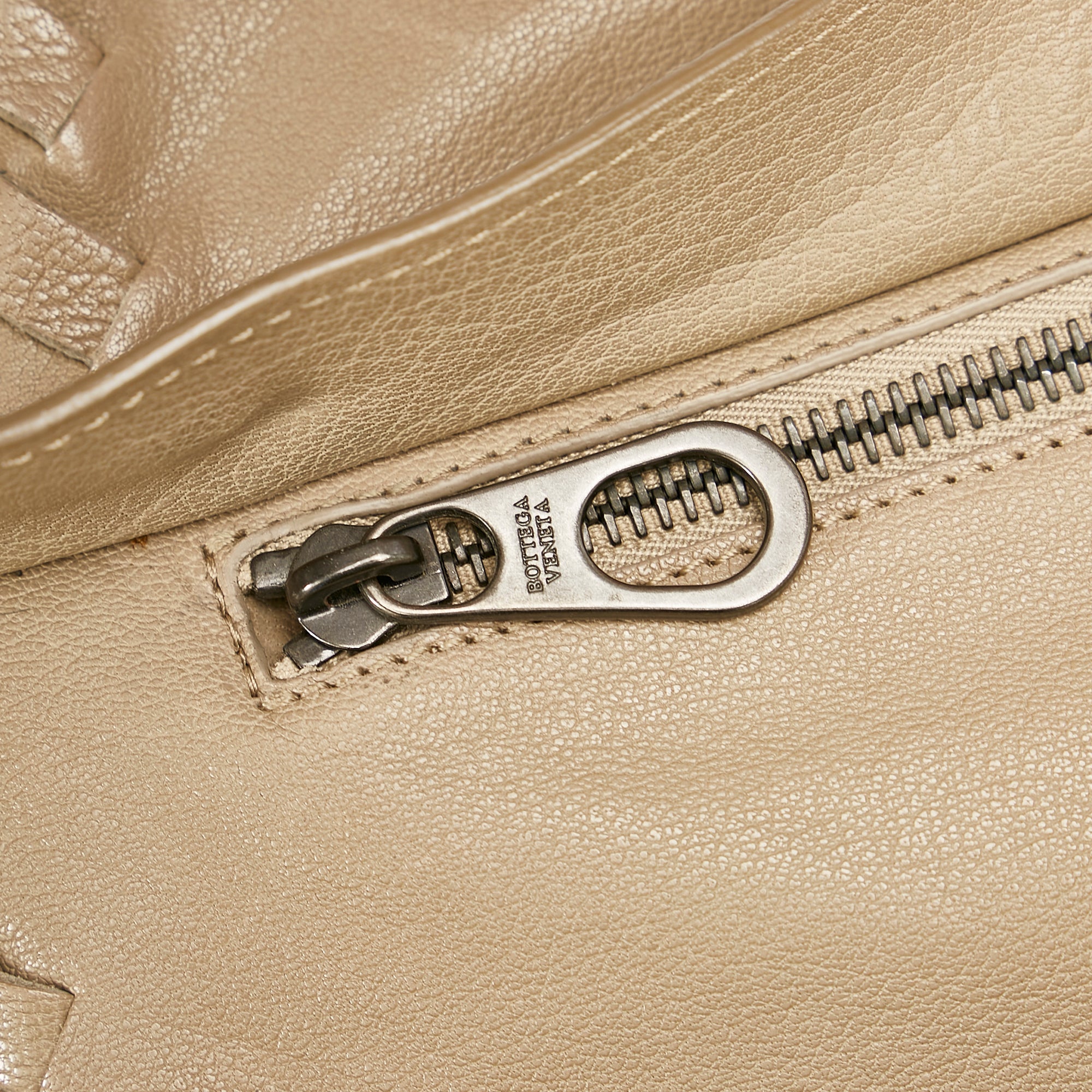 Bottega Veneta Intrecciato Crossbody Bag Beige