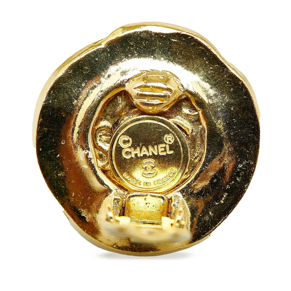 CHANEL CC Clip-On Earrings Costume Earrings
