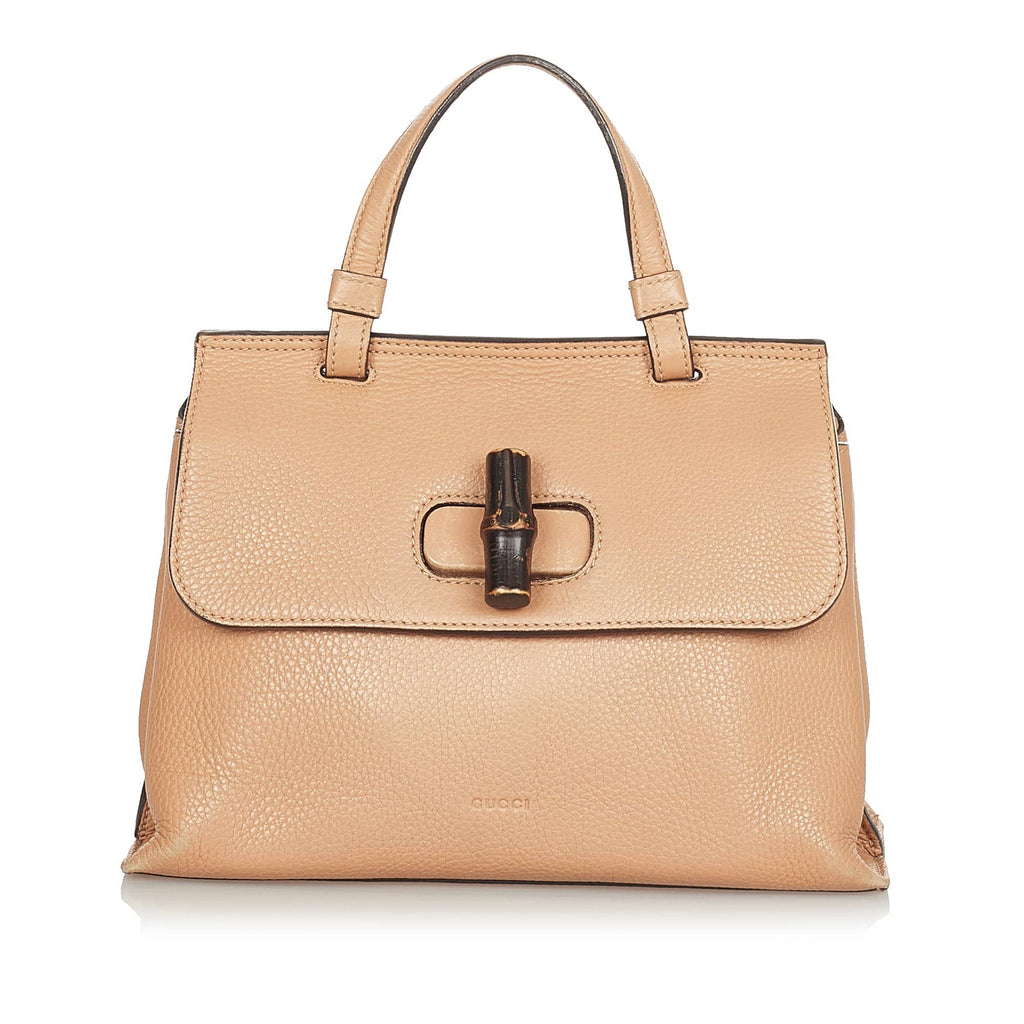 Gucci Bamboo Daily Handbag Brown