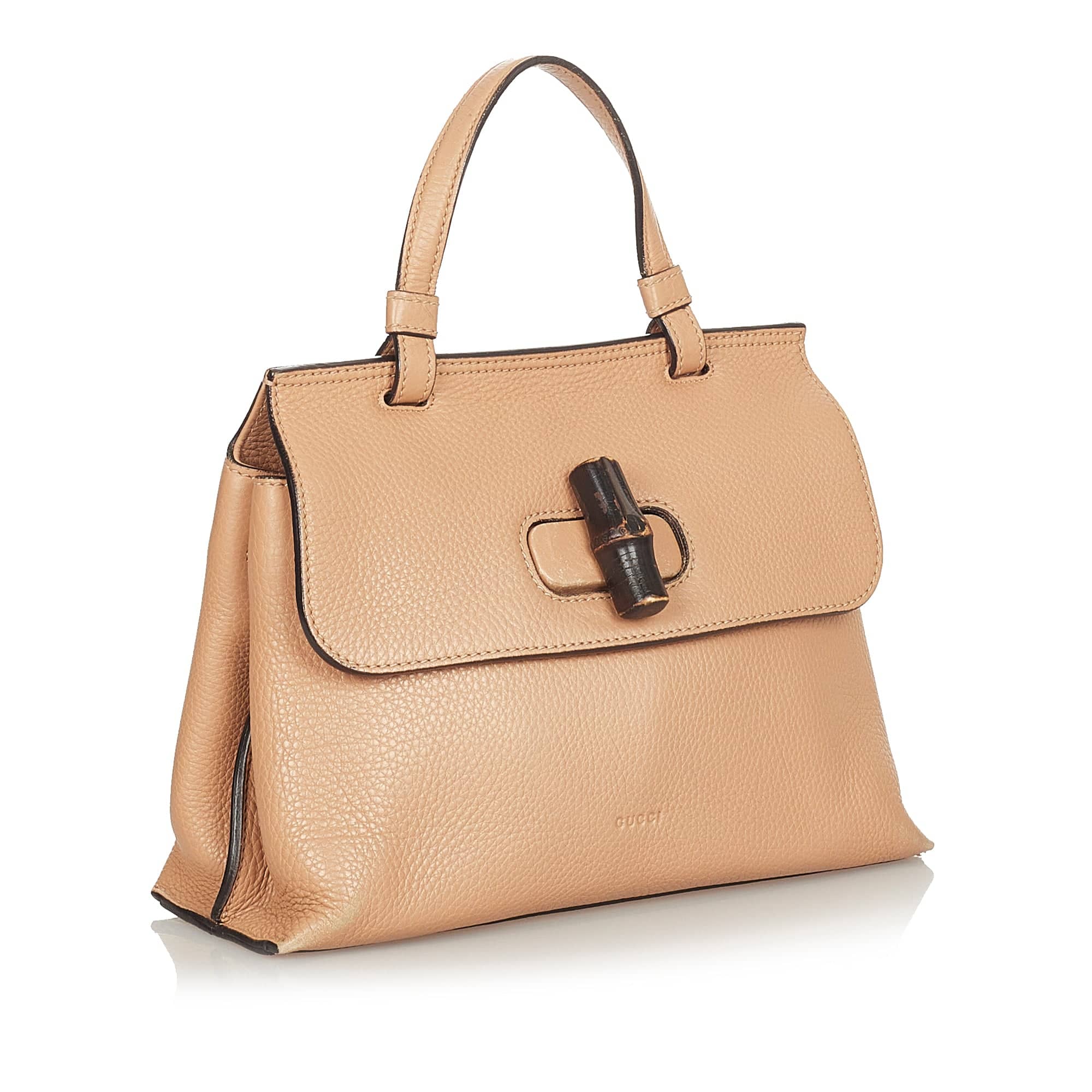 Gucci Bamboo Daily Handbag Brown