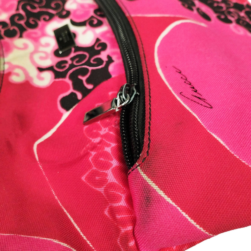 Gucci Flora Shoulder Bag Pink Printed Canvas