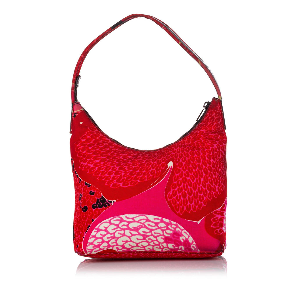 Gucci Flora Shoulder Bag Pink Printed Canvas