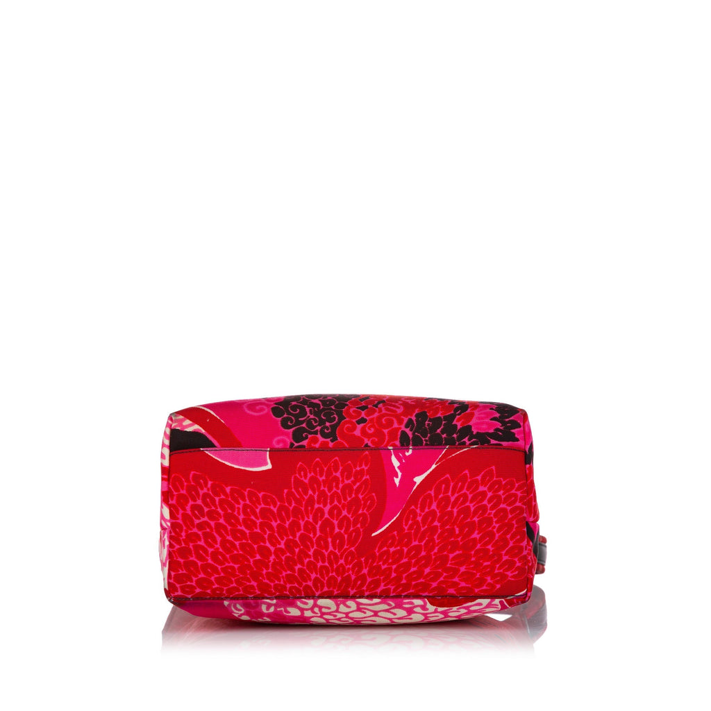 Gucci Flora Shoulder Bag Pink Printed Canvas
