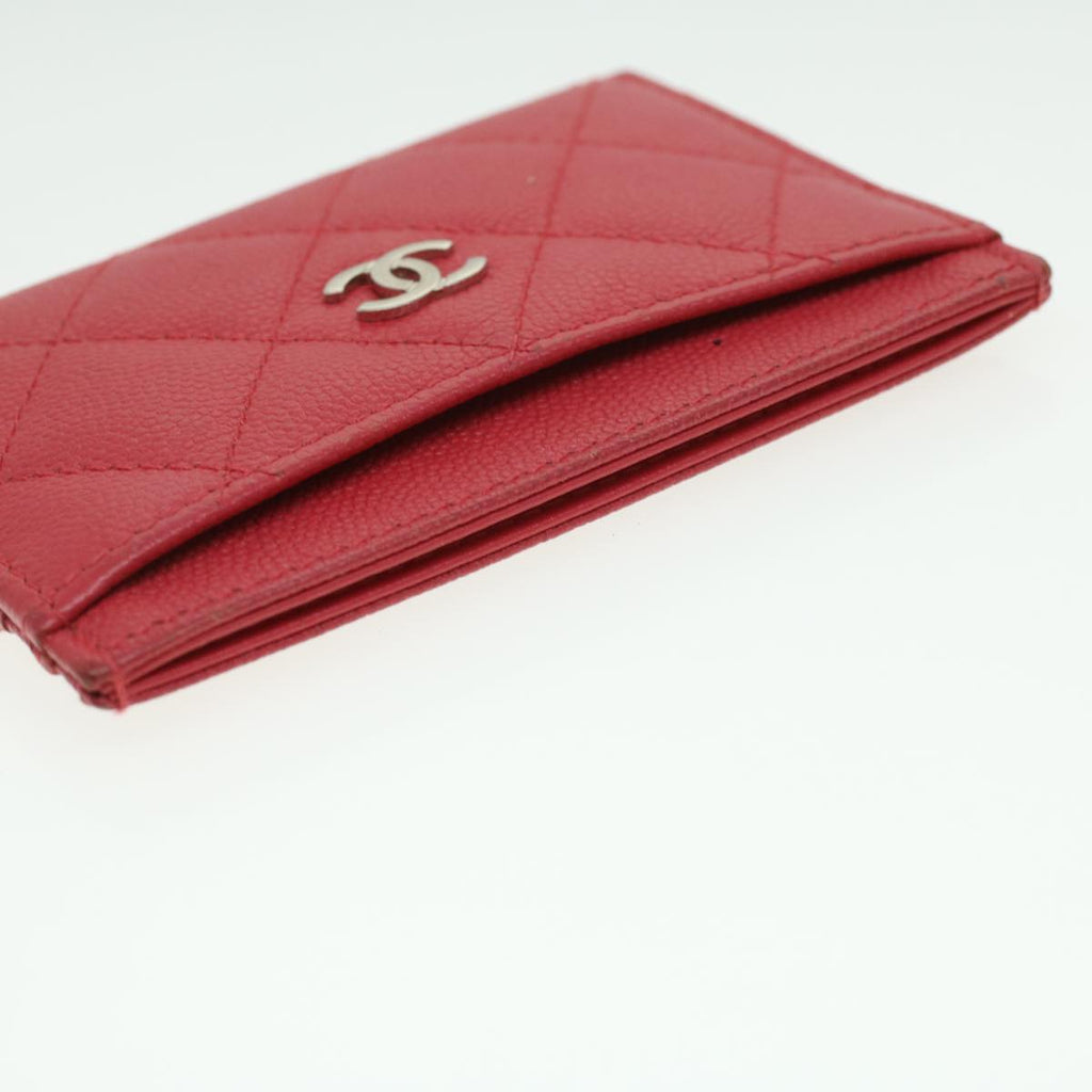Chanel Red Leather  wallet accessories