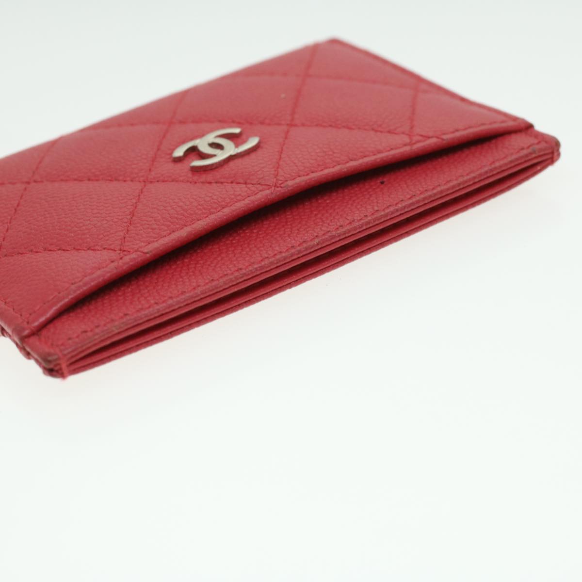 Chanel Red Leather  wallet accessories
