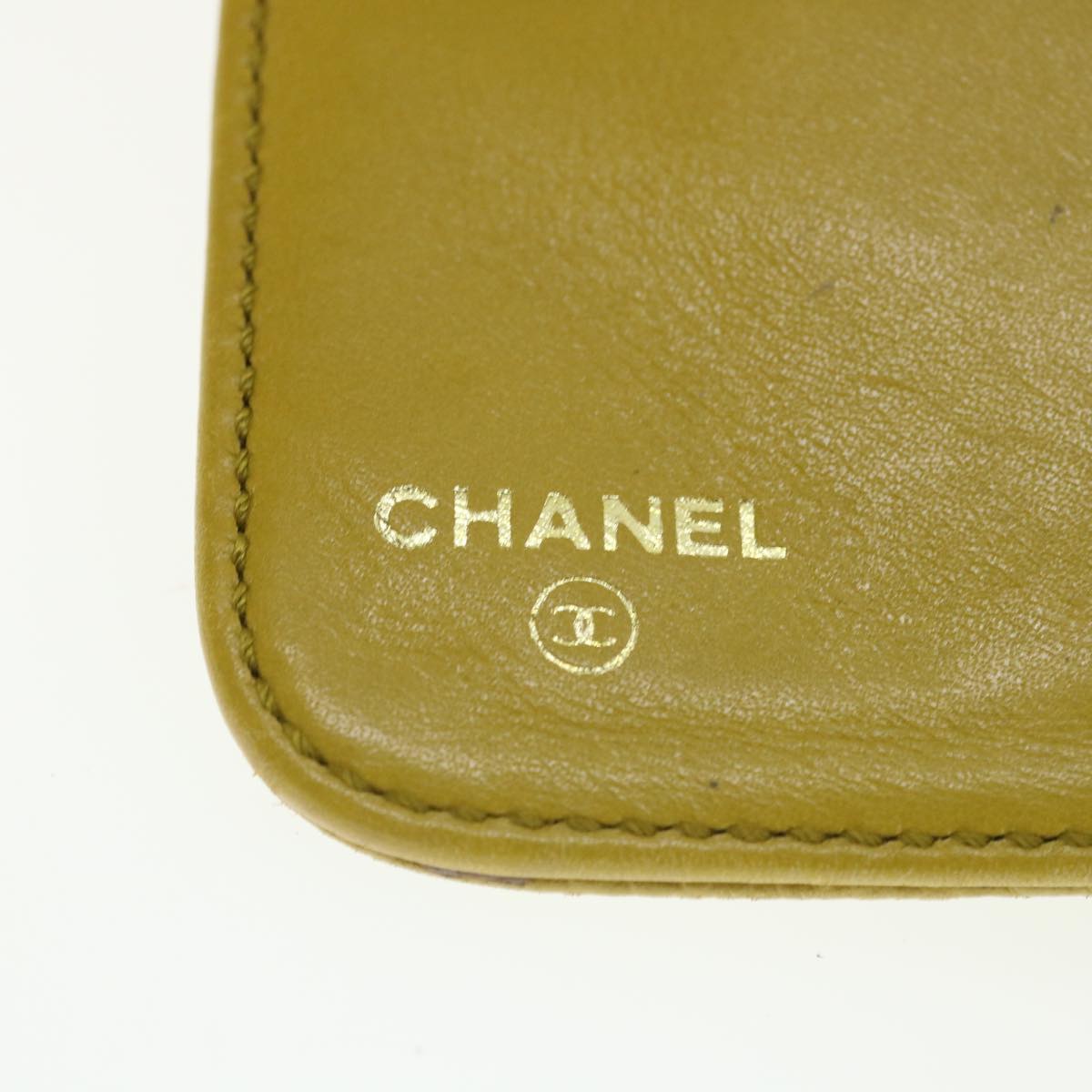 Chanel Yellow Leather  wallet accessories