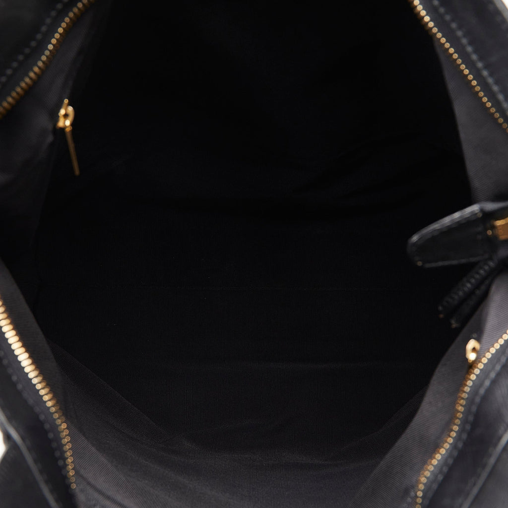 CHANEL CC Embossed Leather Tote Tote Bag