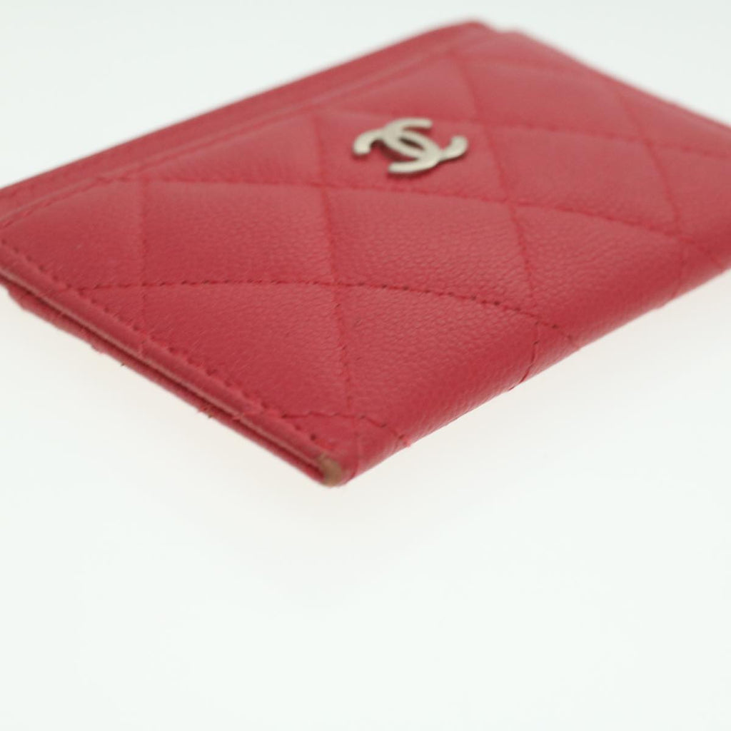 Chanel Red Leather  wallet accessories