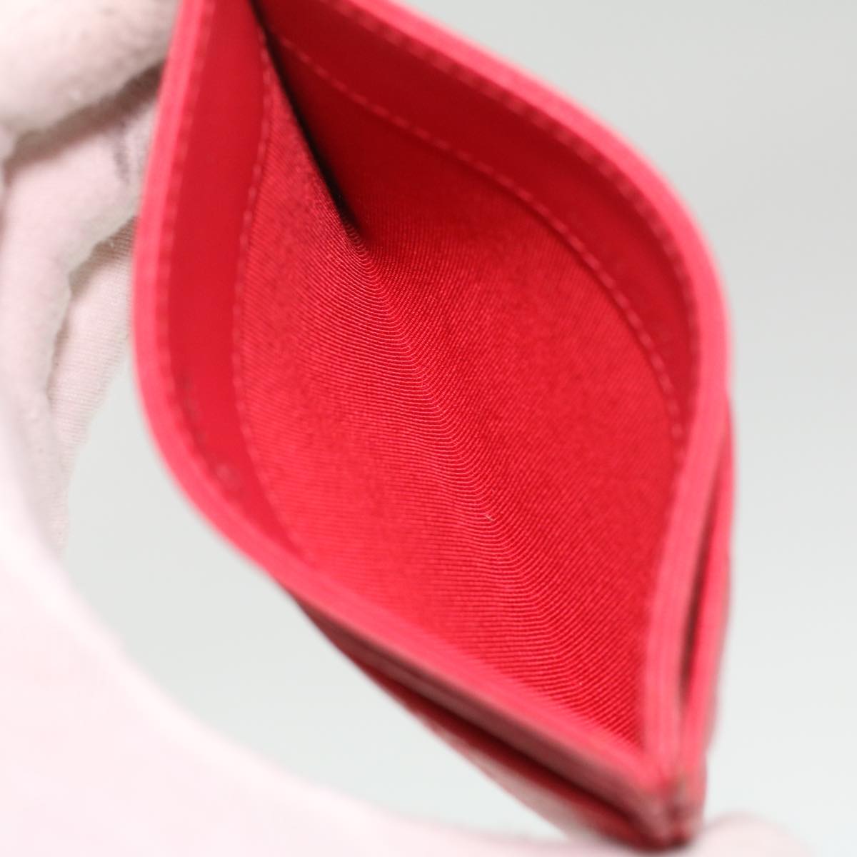 Chanel Red Leather  wallet accessories