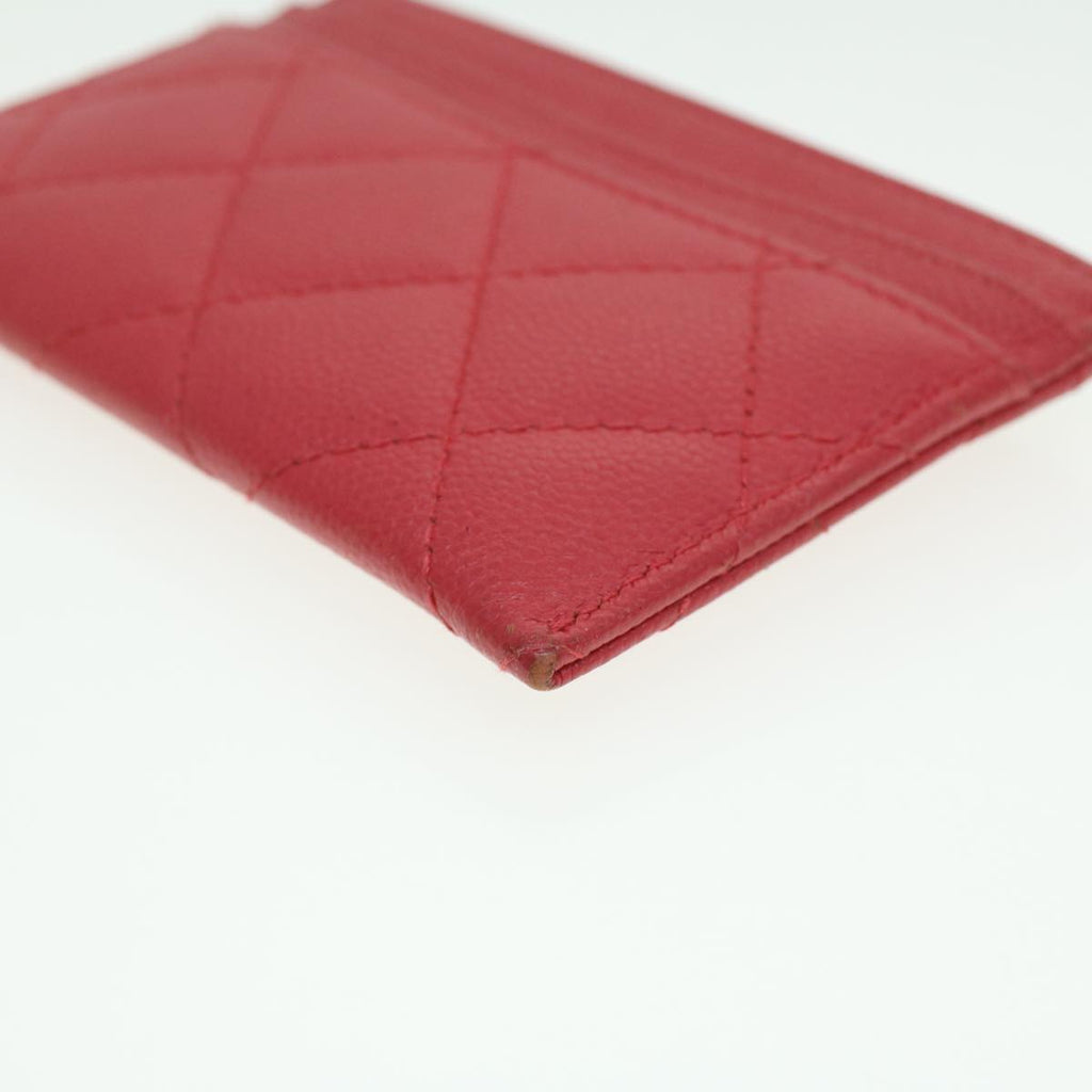 Chanel Red Leather  wallet accessories