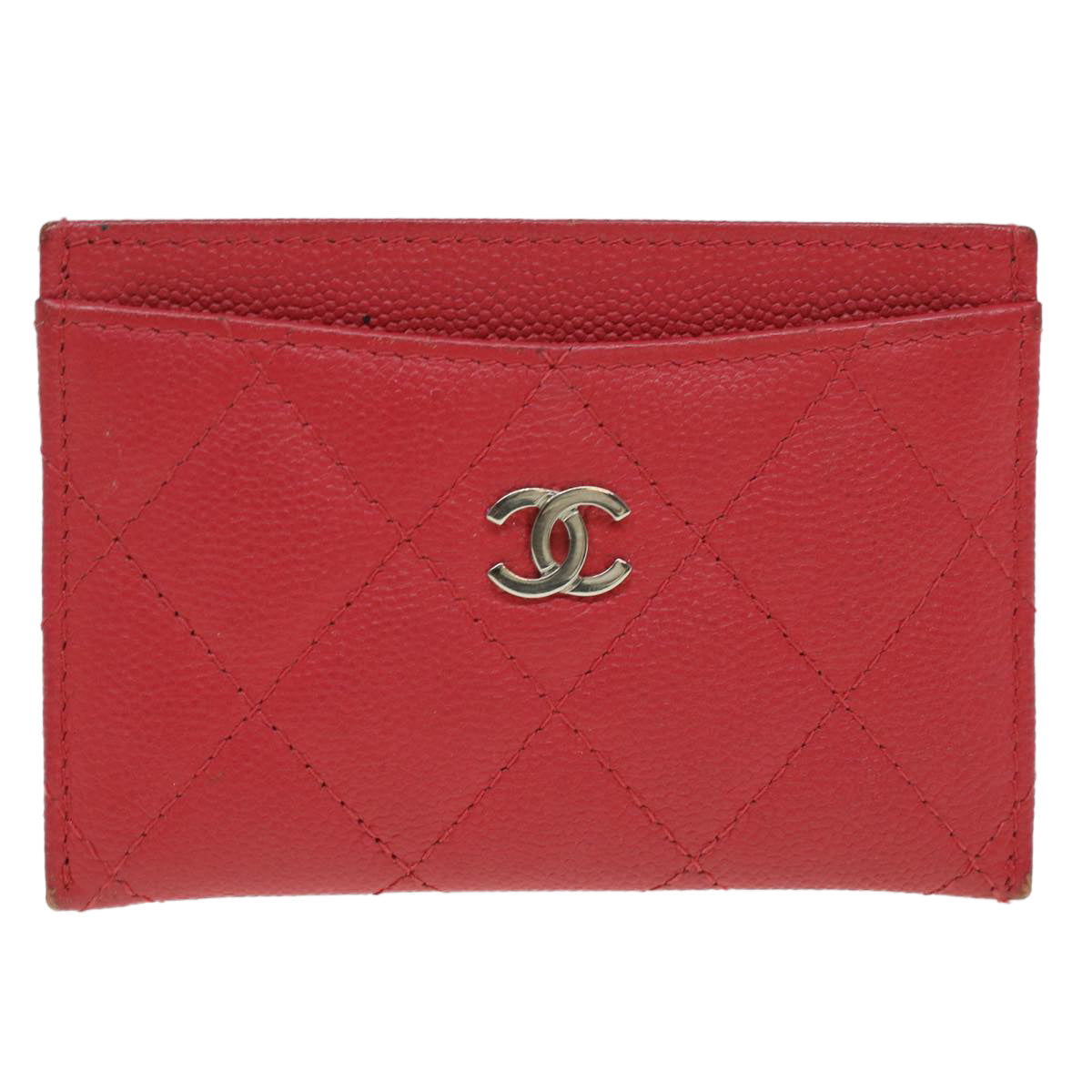 Chanel Red Leather  wallet accessories